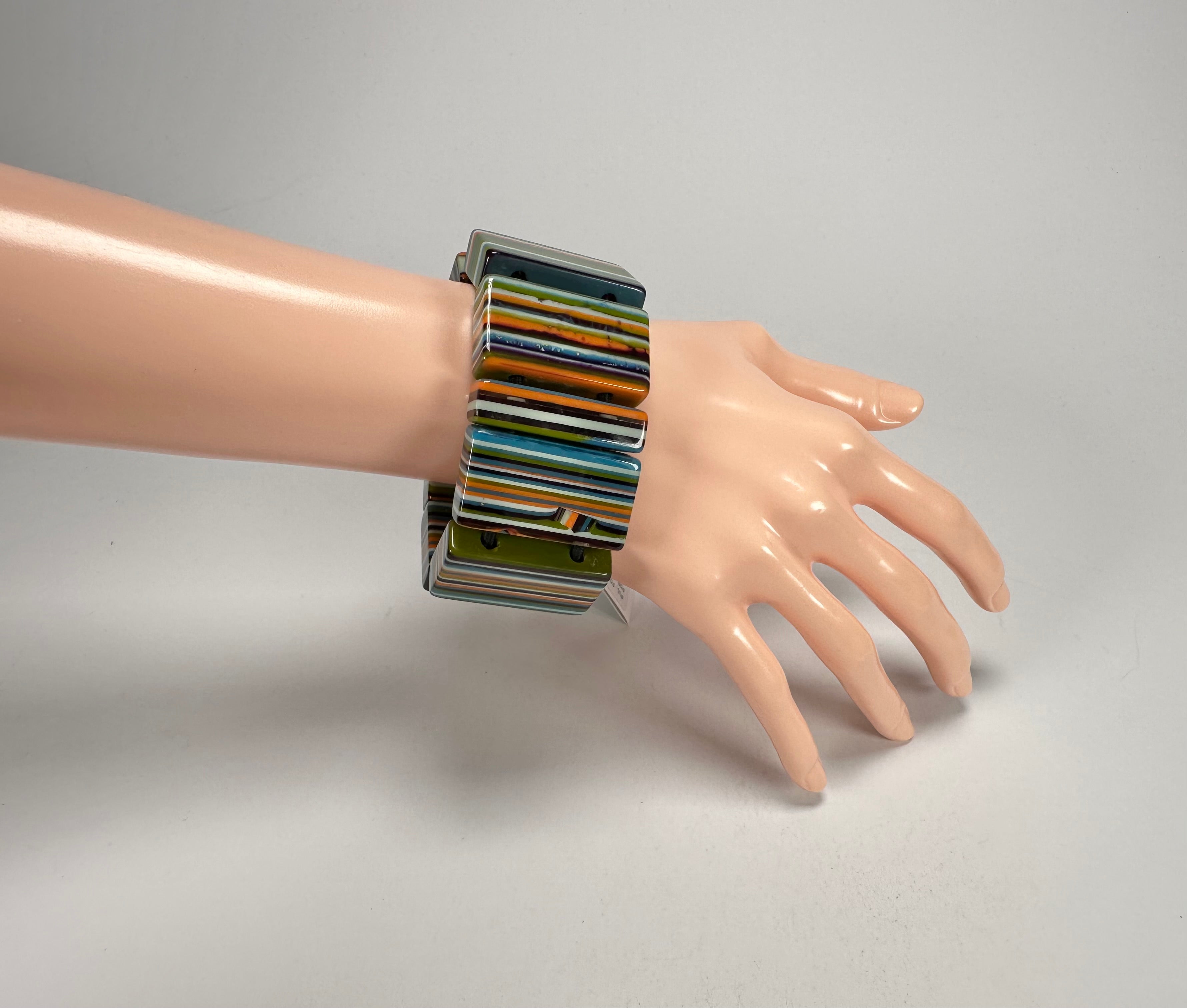Sobral - Pop Art "8 pçs 1/2" Elasticated Resin Bracelet ( 000376 )
