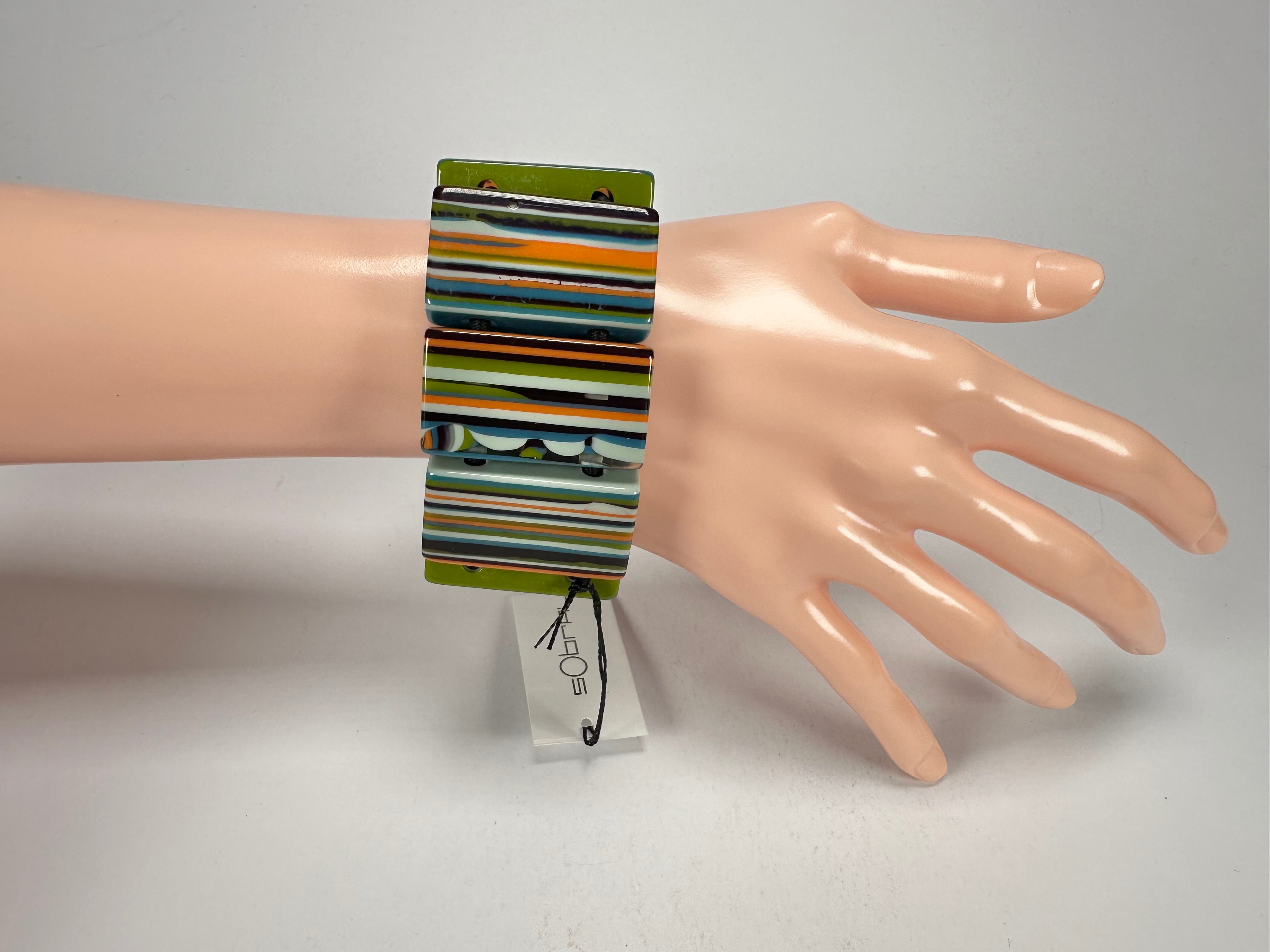 Sobral - Pop Art "8 pçs 1/2" Elasticated Resin Bracelet ( 000376 )