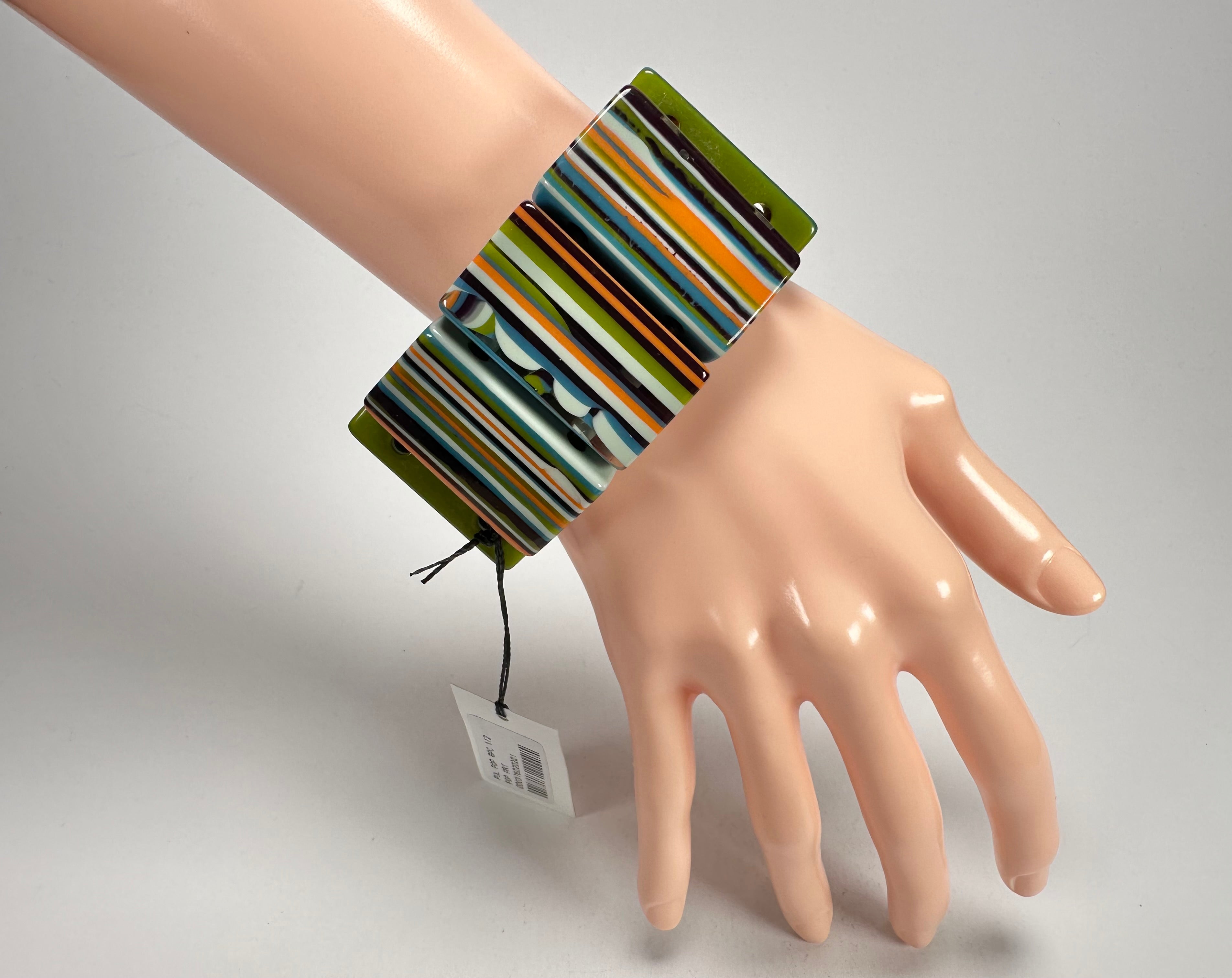 Sobral - Pop Art "8 pçs 1/2" Elasticated Resin Bracelet ( 000376 )