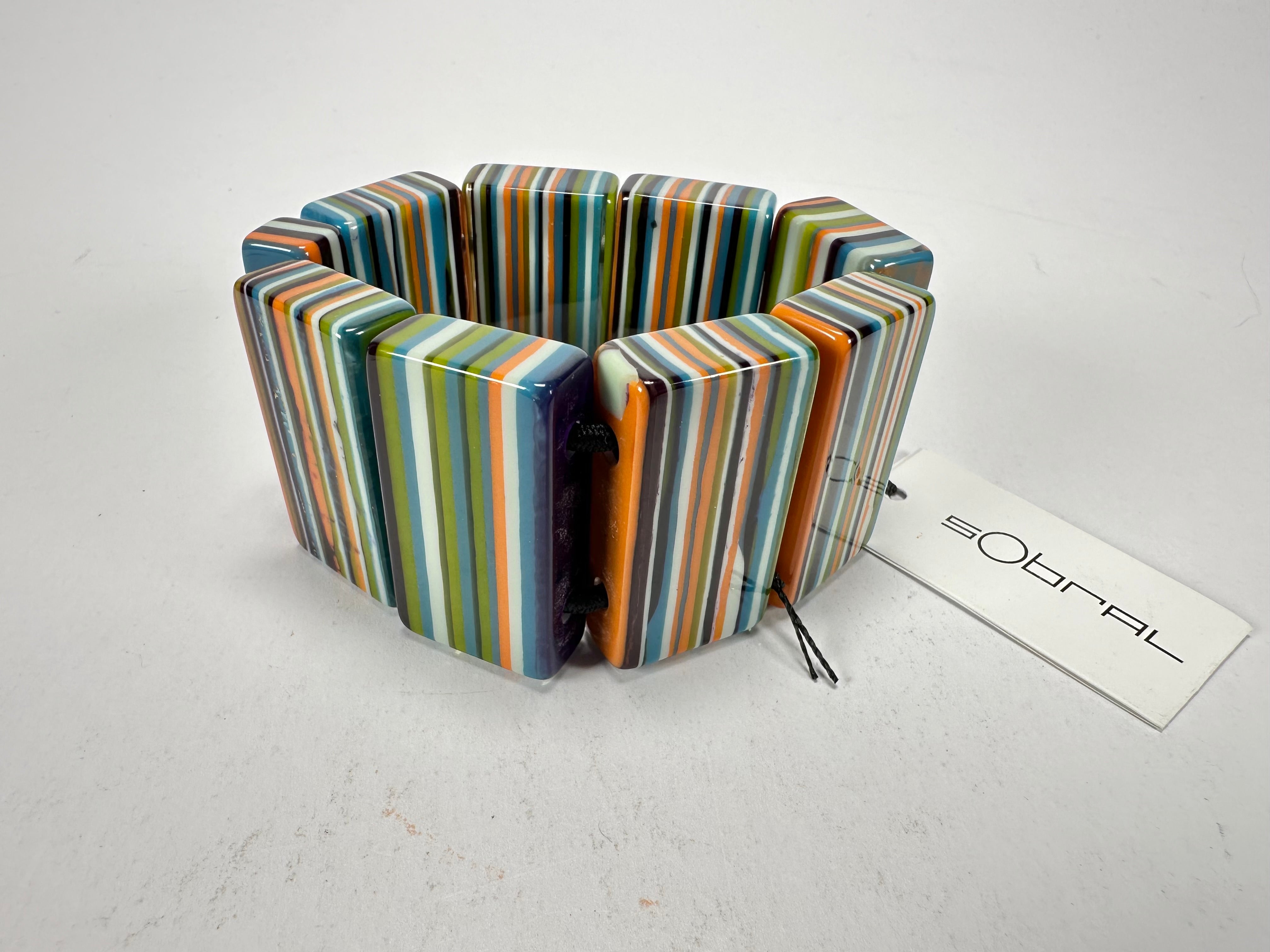 Sobral - Pop Art "8 pçs 1/2" Elasticated Resin Bracelet ( 000376 )