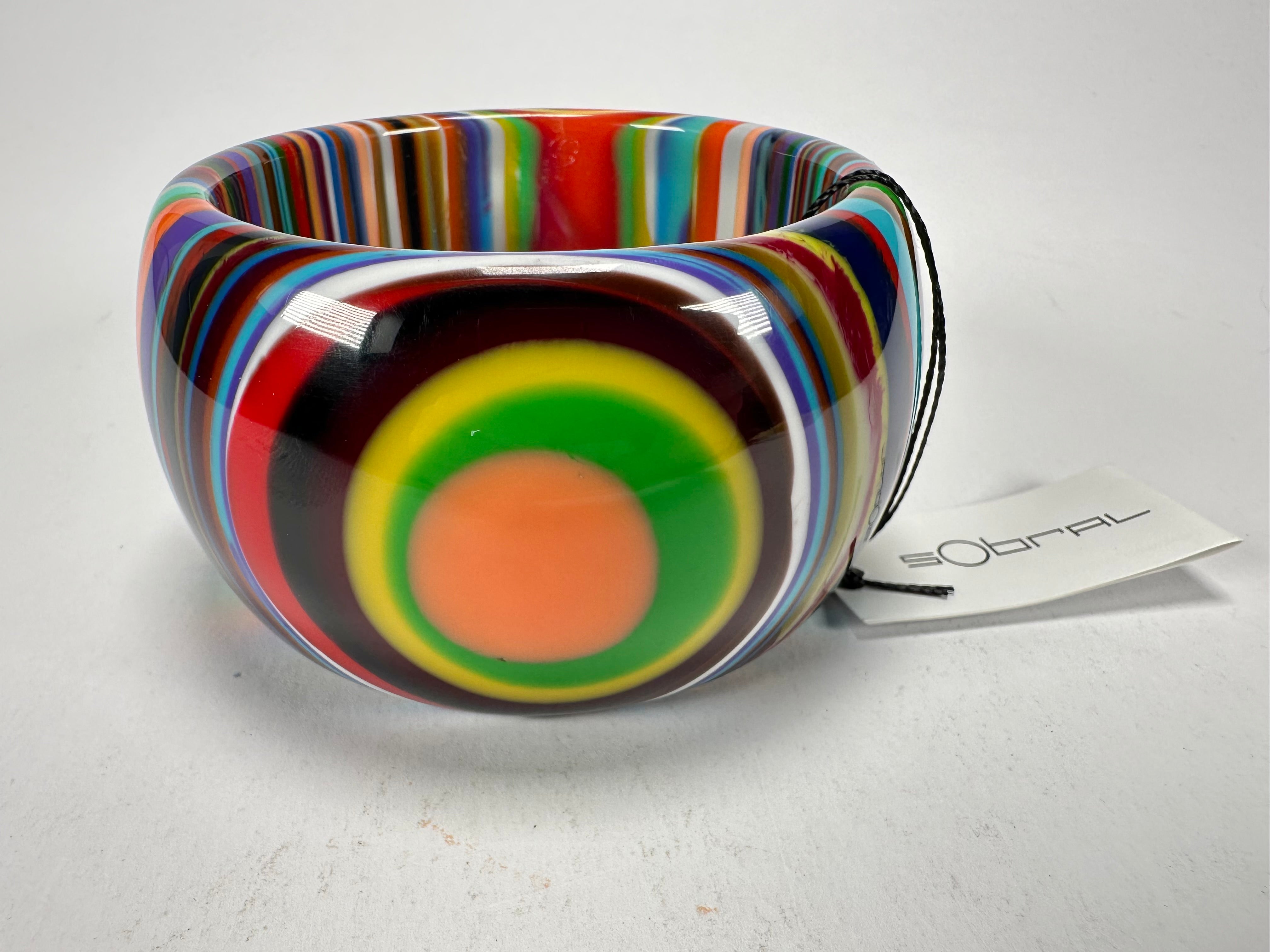 Sobral - Pop Art "PB 50" Solid Resin Bangle ( 000932 )