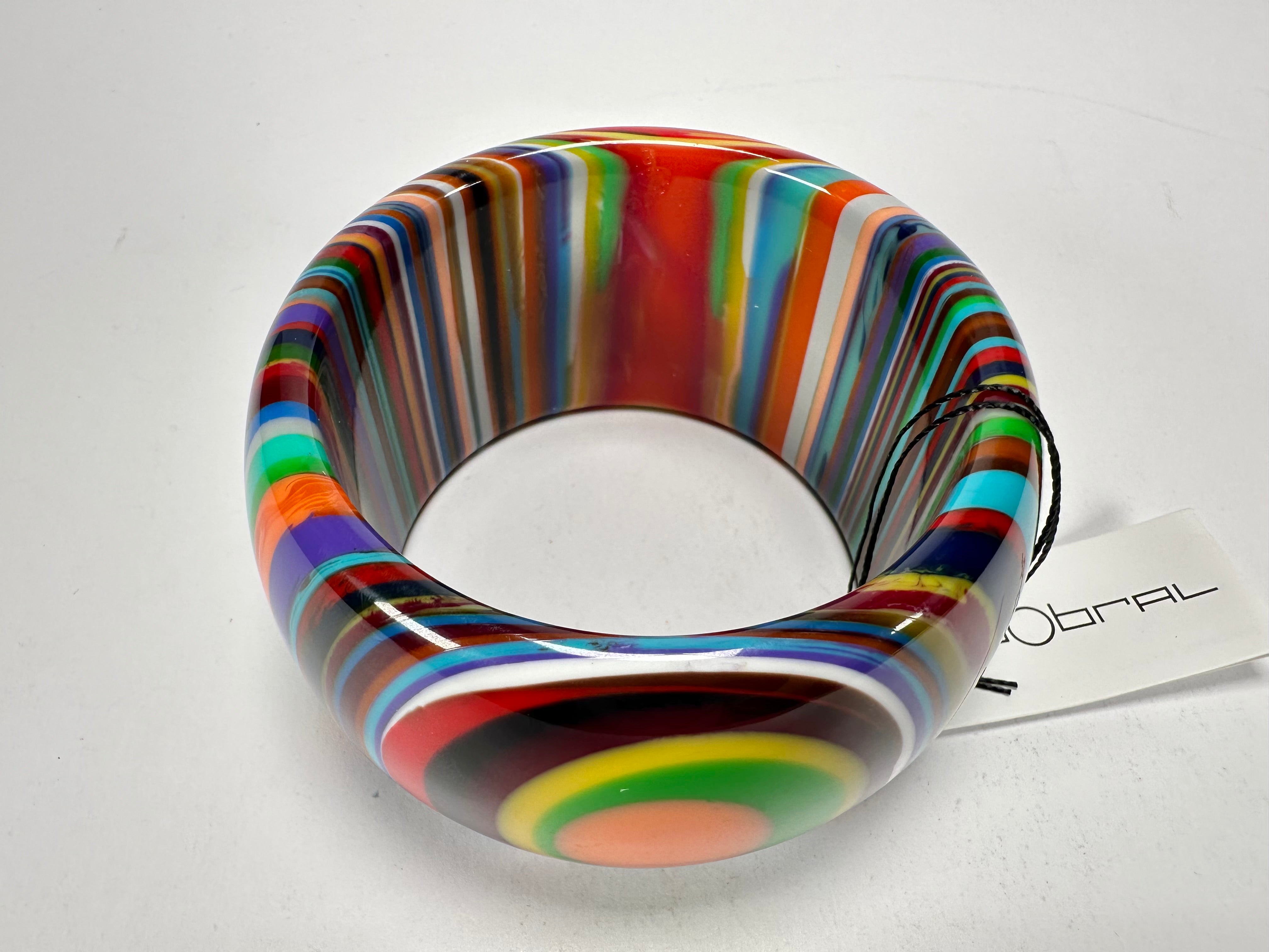 Sobral - Pop Art "PB 50" Solid Resin Bangle ( 000932 )