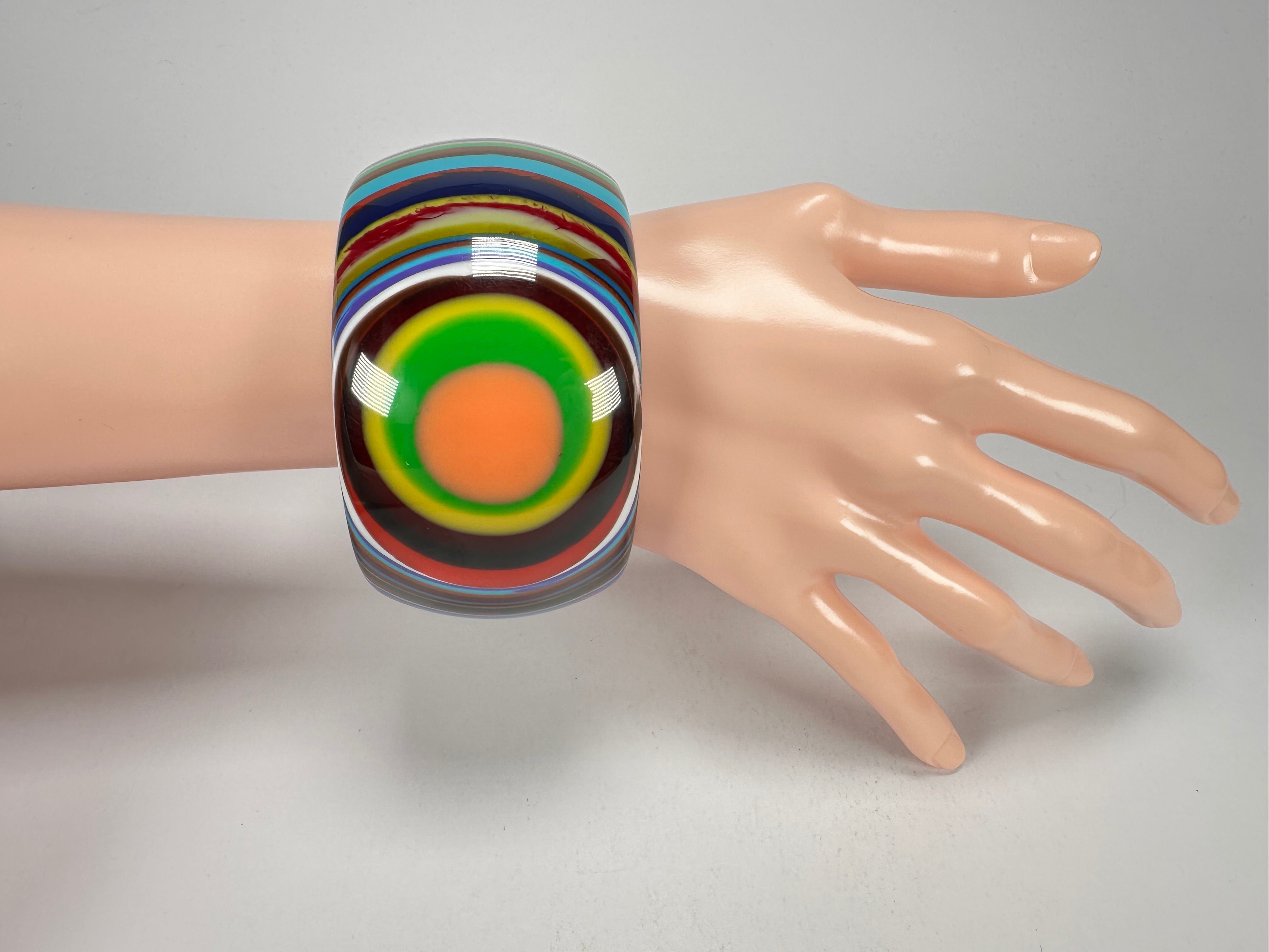 Sobral - Pop Art "PB 50" Solid Resin Bangle ( 000932 )