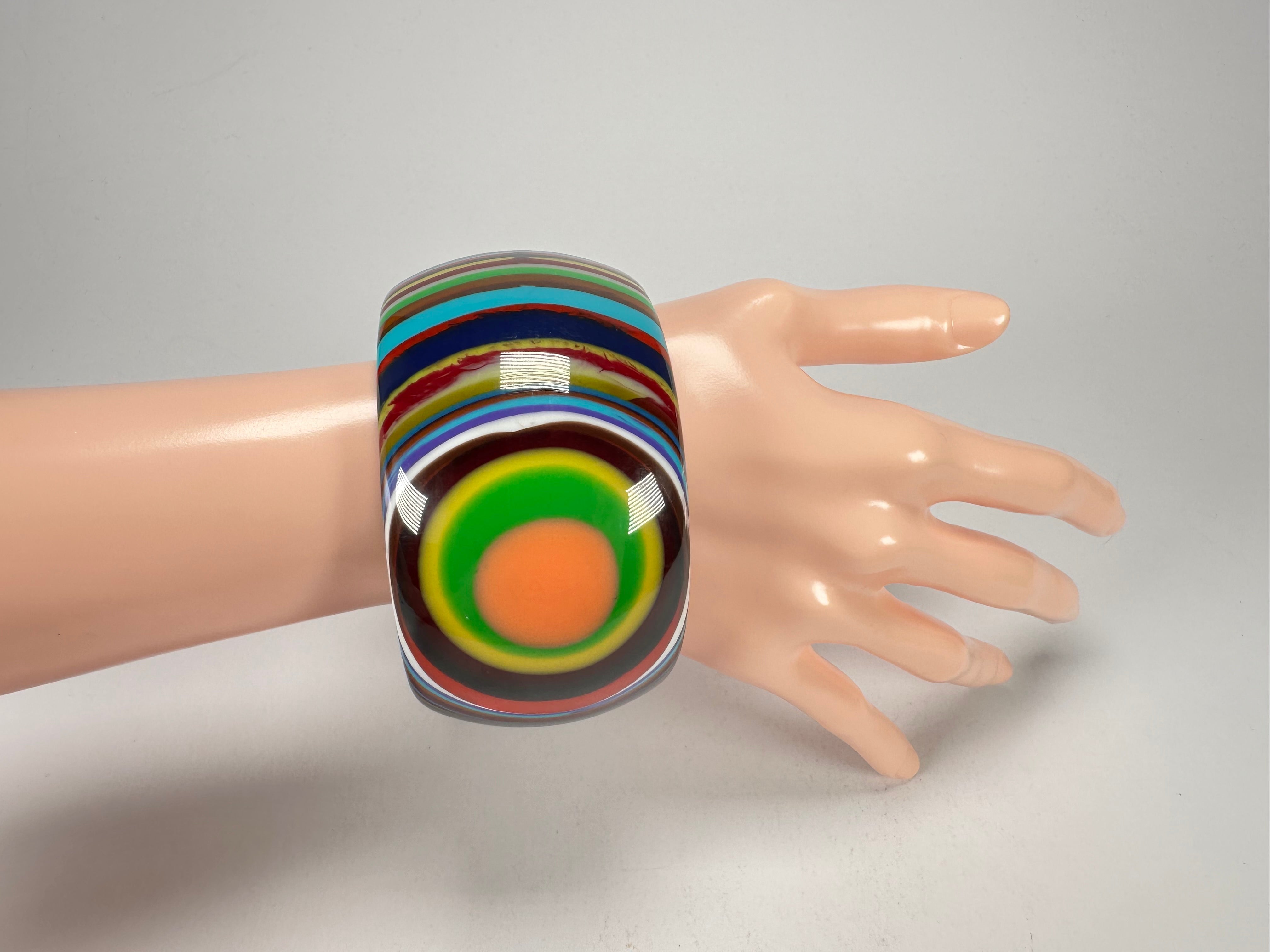 Sobral - Pop Art "PB 50" Solid Resin Bangle ( 000932 )