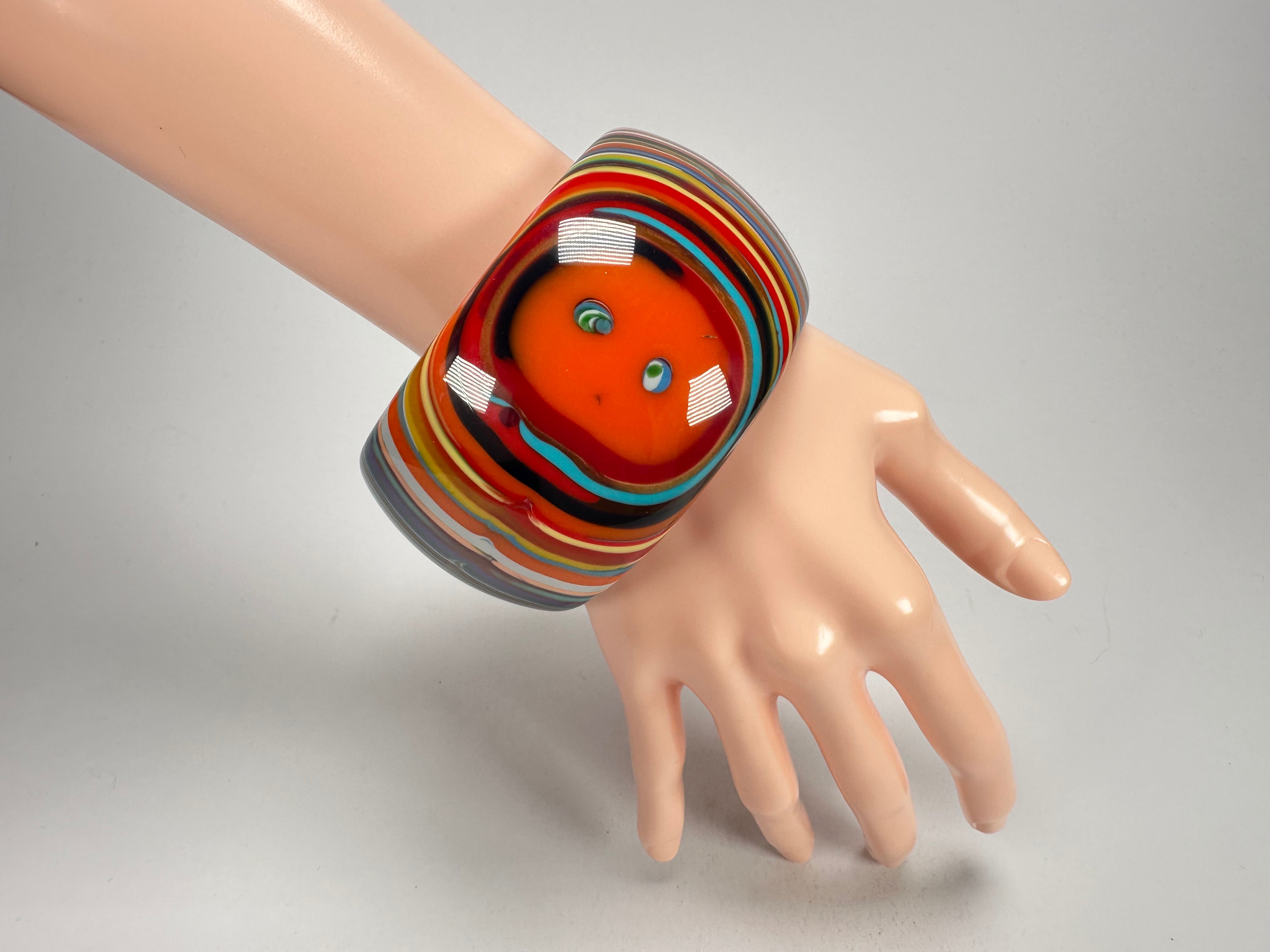 Sobral - Pop Art "PB 50" Solid Resin Bangle ( 000932 )