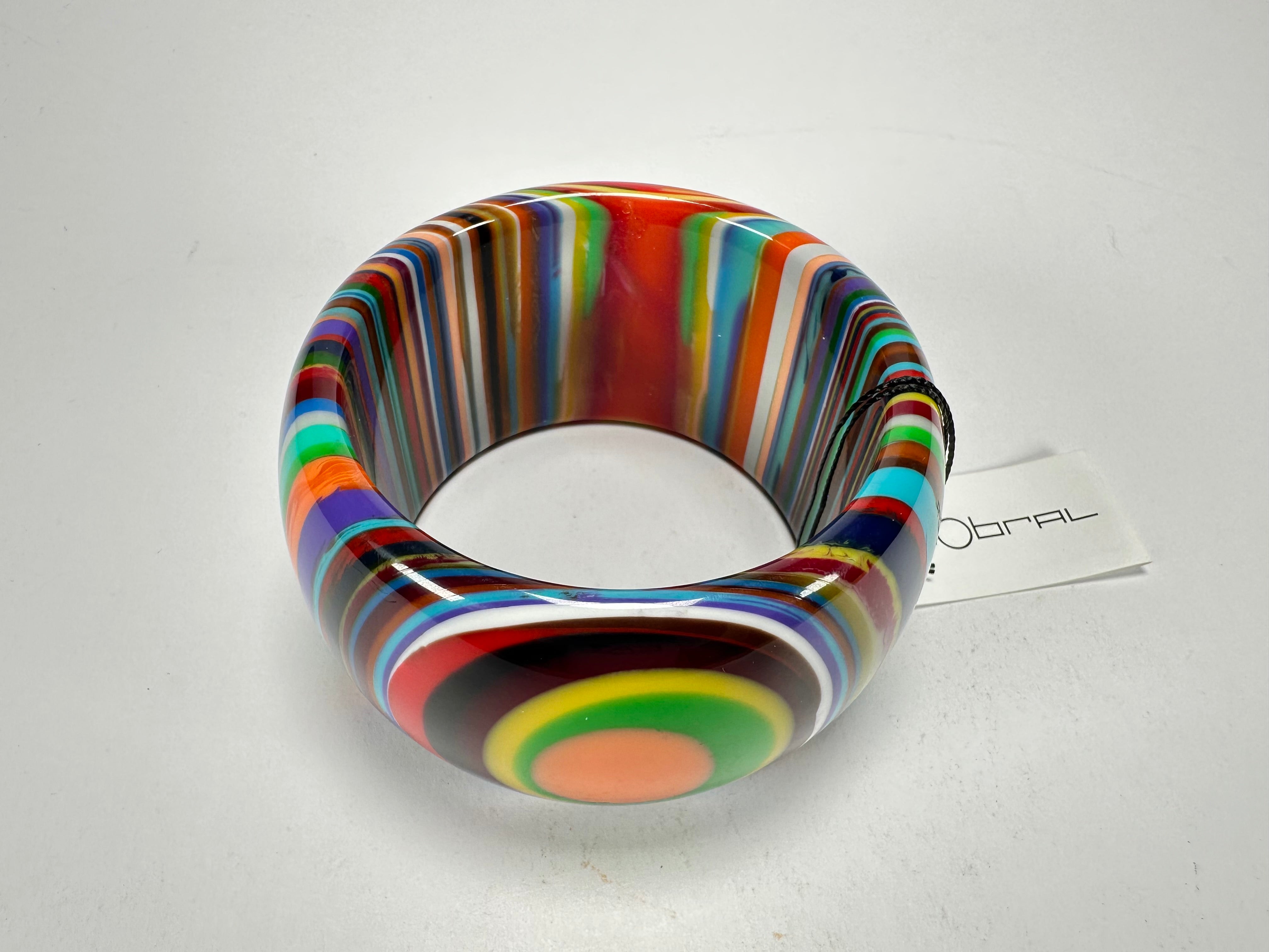Sobral - Pop Art "PB 50" Solid Resin Bangle ( 000932 )