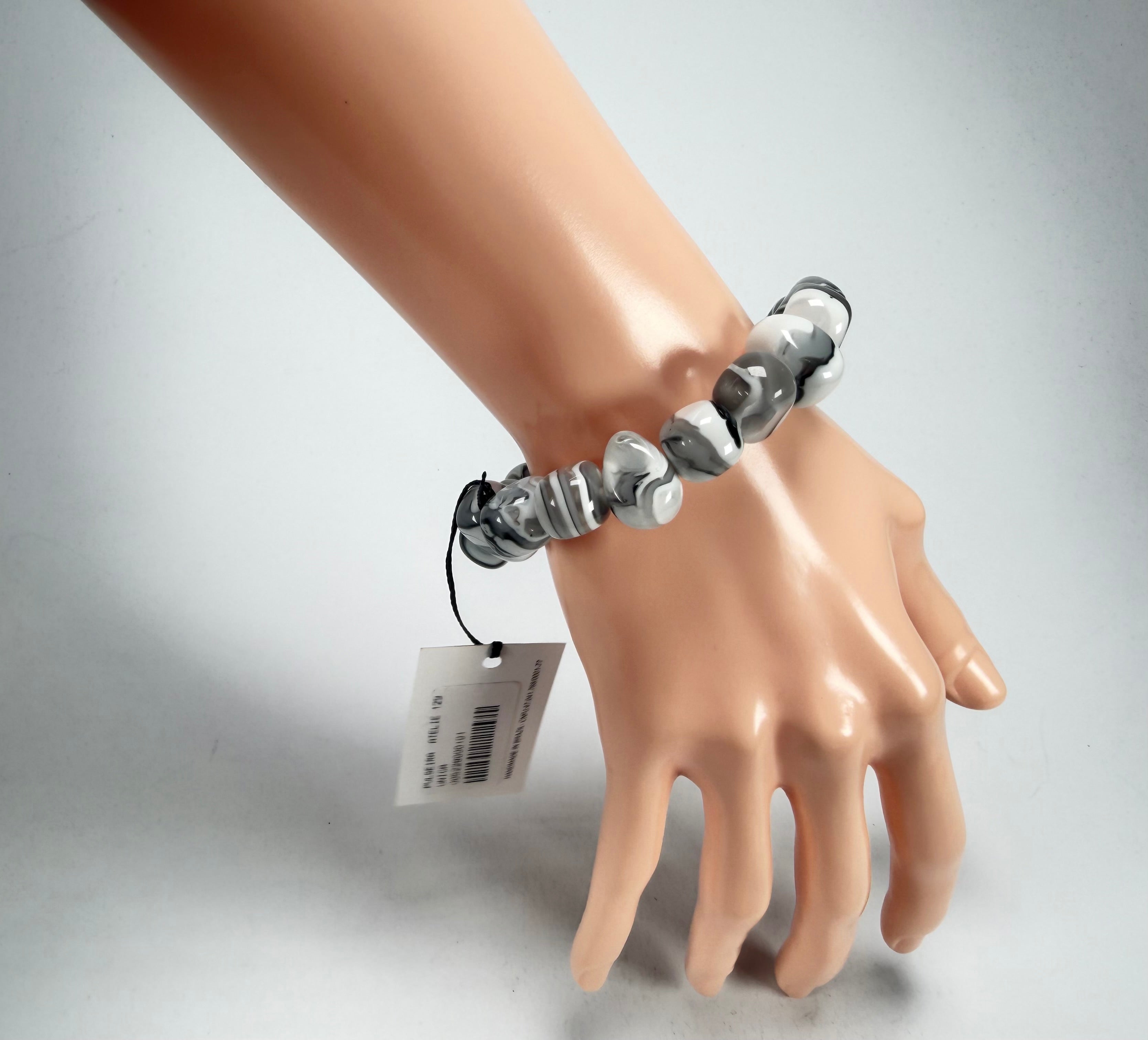 Sobral - Onda Gelo "Mini Pebbles" Studio Creation Elasticated Resin Bracelet ( 000000 )