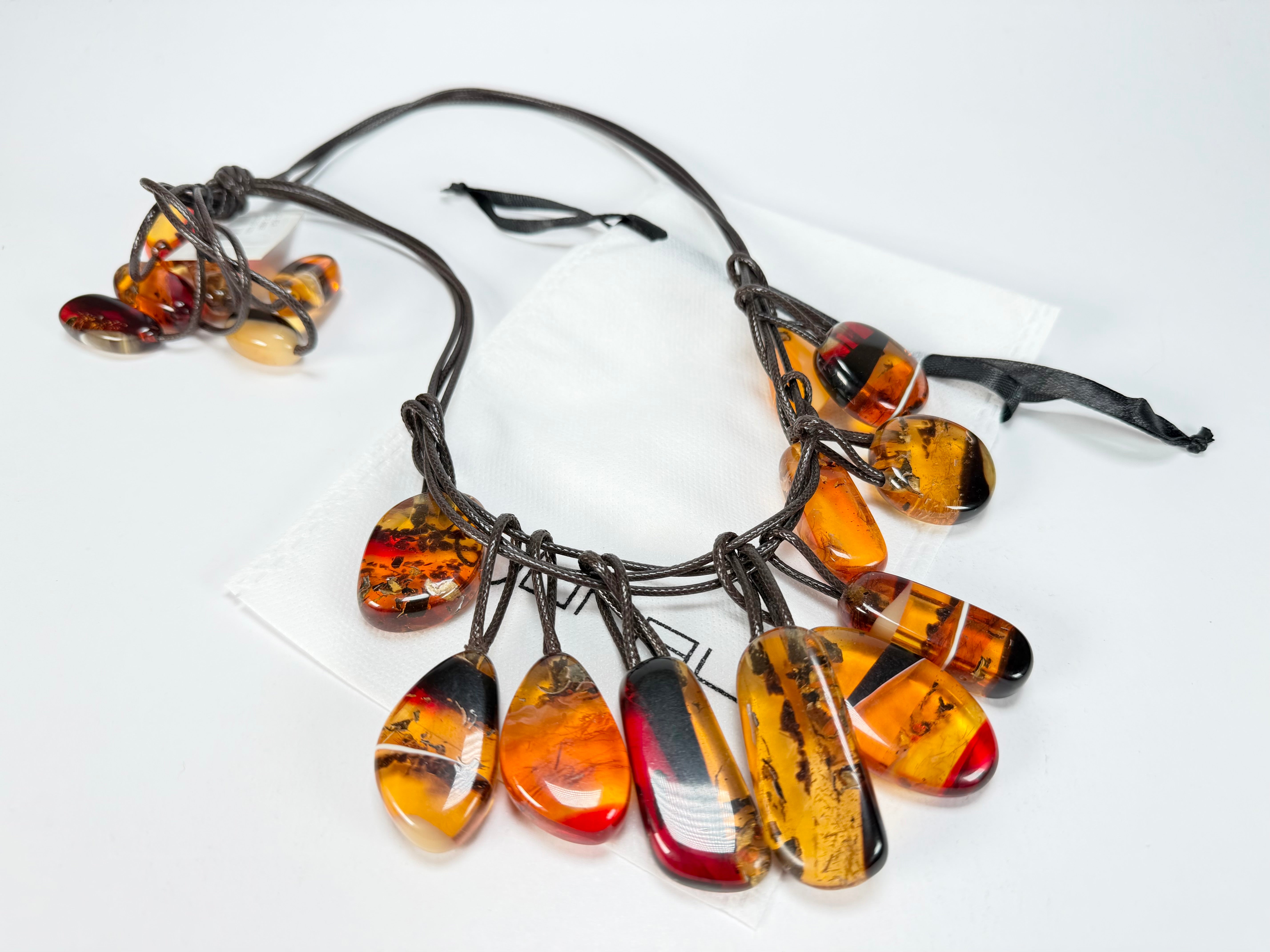 Sobral - Amber "Alta" Resin Necklace ( 005309 )