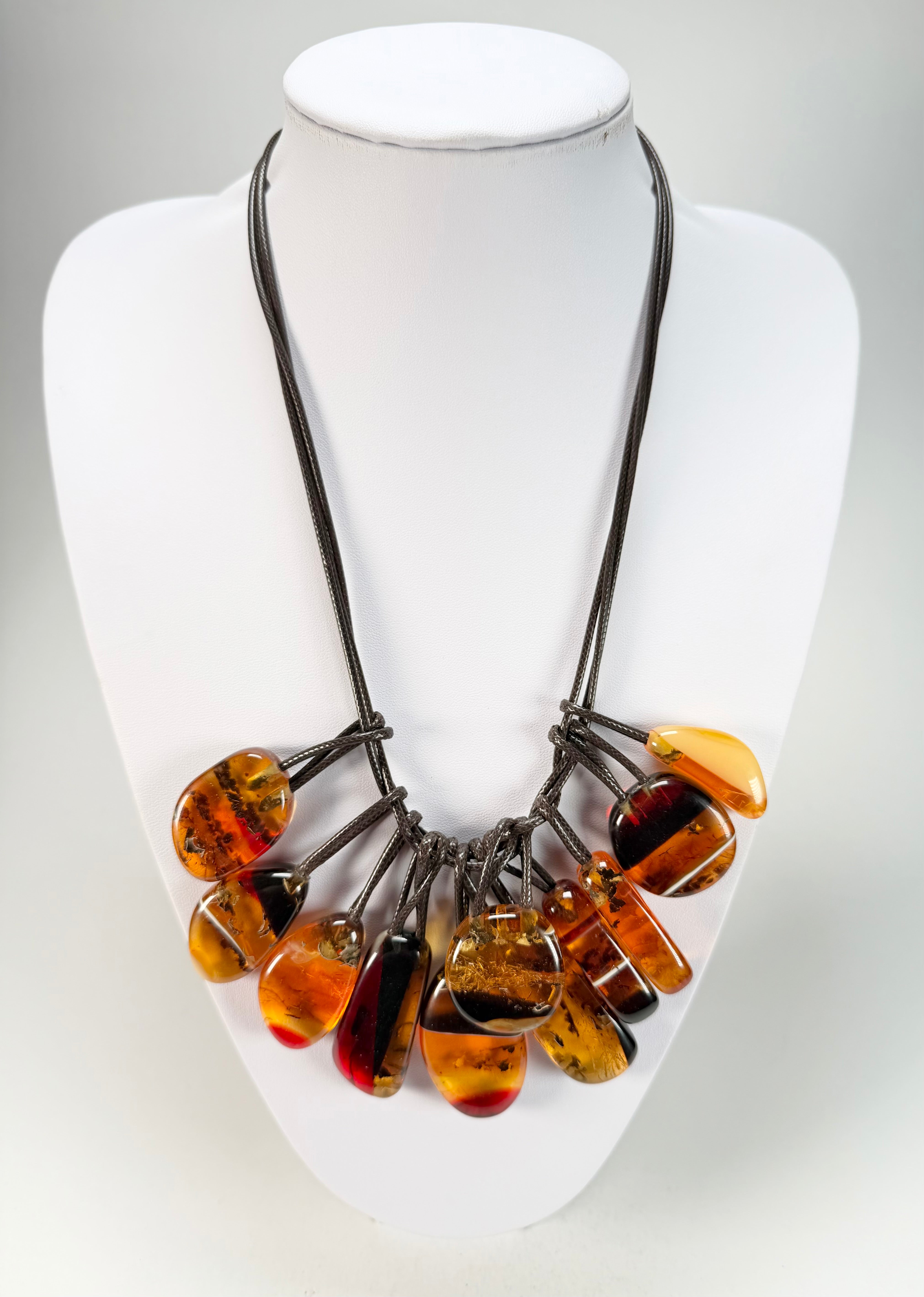 Sobral - Amber "Alta" Resin Necklace ( 005309 )