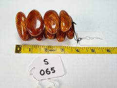 Sobral - Honey "Onda" Elasticated Resin Bracelet ( 005329 )