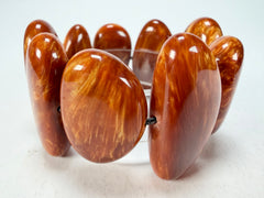 Sobral - Honey "Onda" Elasticated Resin Bracelet ( 005329 )
