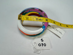 Sobral - Multi-Colour "PB34 Pollock" Resin Solid Bangle ( 002444 )