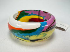 Sobral - Multi-Colour "PB34 Pollock" Resin Solid Bangle ( 002444 )
