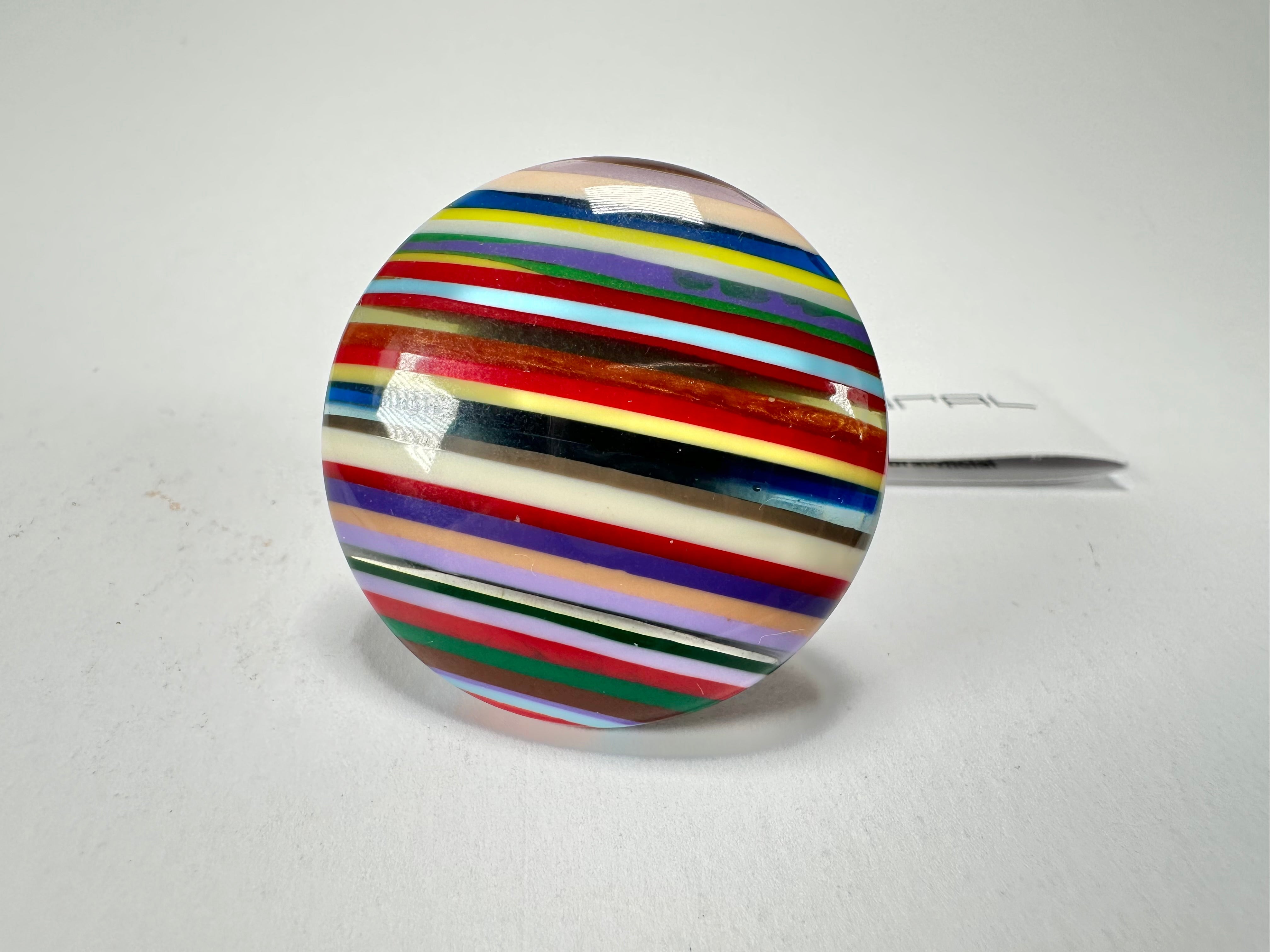 Sobral - Pop Art "Bead Efeitos" Resin Ring ( 004764 ) - Size UK M / US 6