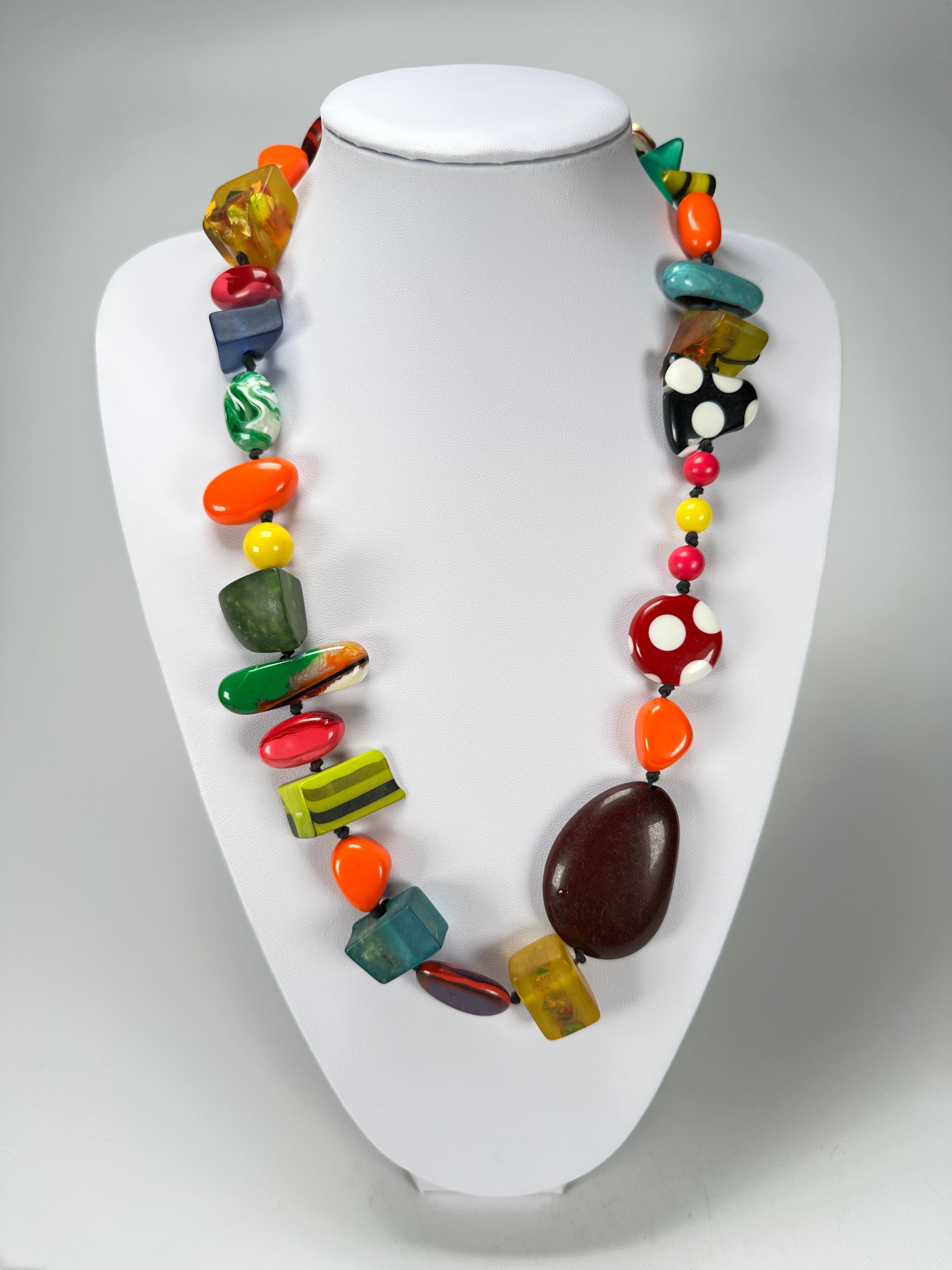 Sobral - Indiana "Mix Multicor" Resin Necklace ( 000033 )