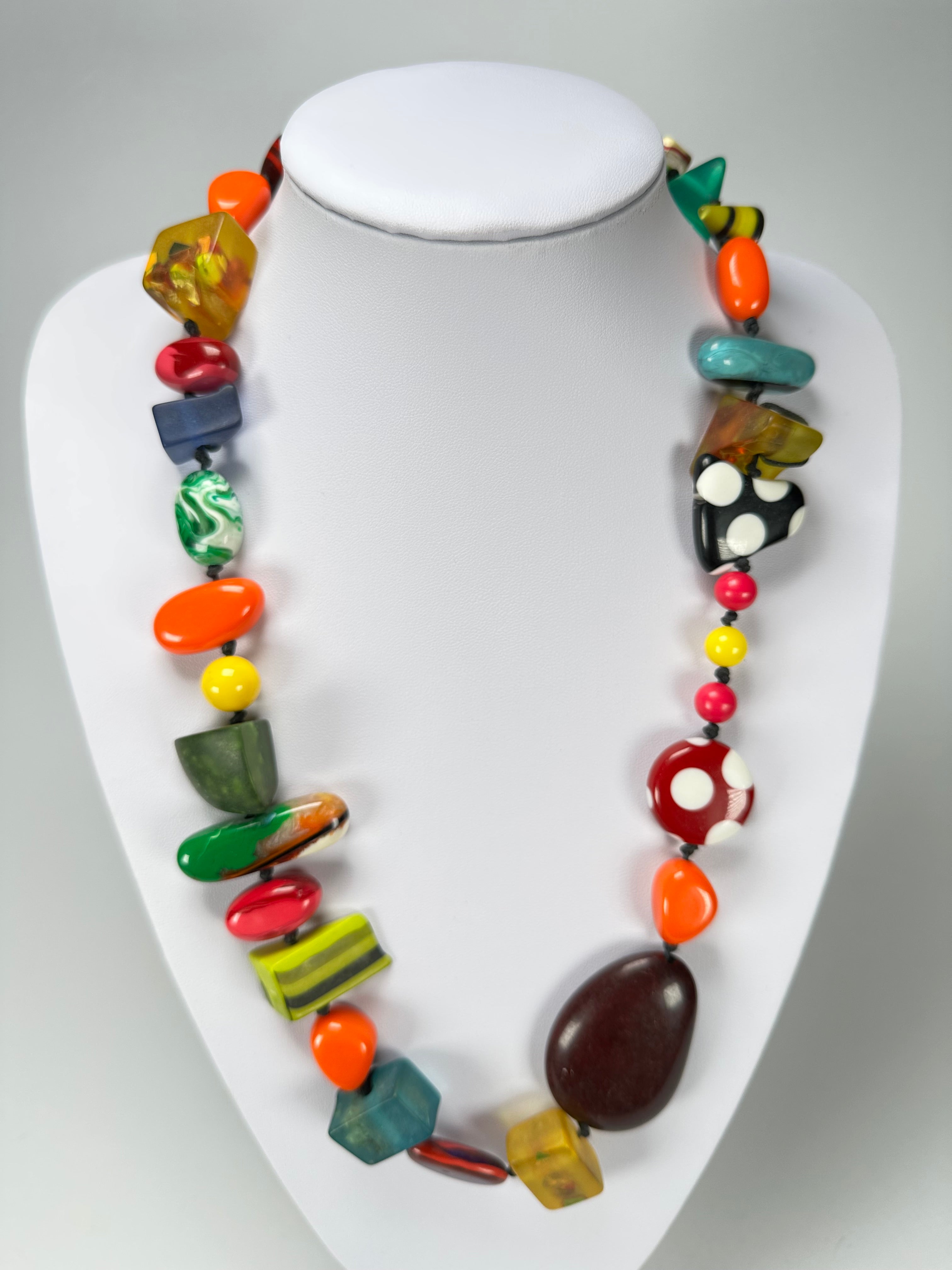 Sobral - Indiana "Mix Multicor" Resin Necklace ( 000033 )