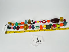 Sobral - Indiana "Mix Multicor" Resin Necklace ( 000033 )