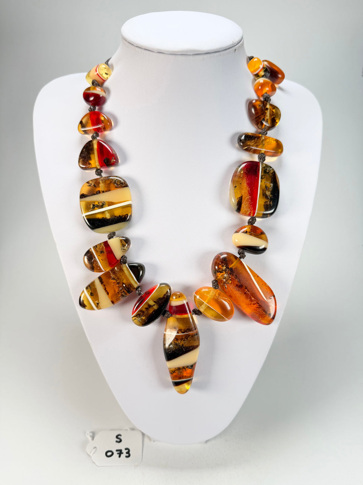 Sobral - Amber "Nida" Resin Necklace ( 005308 )