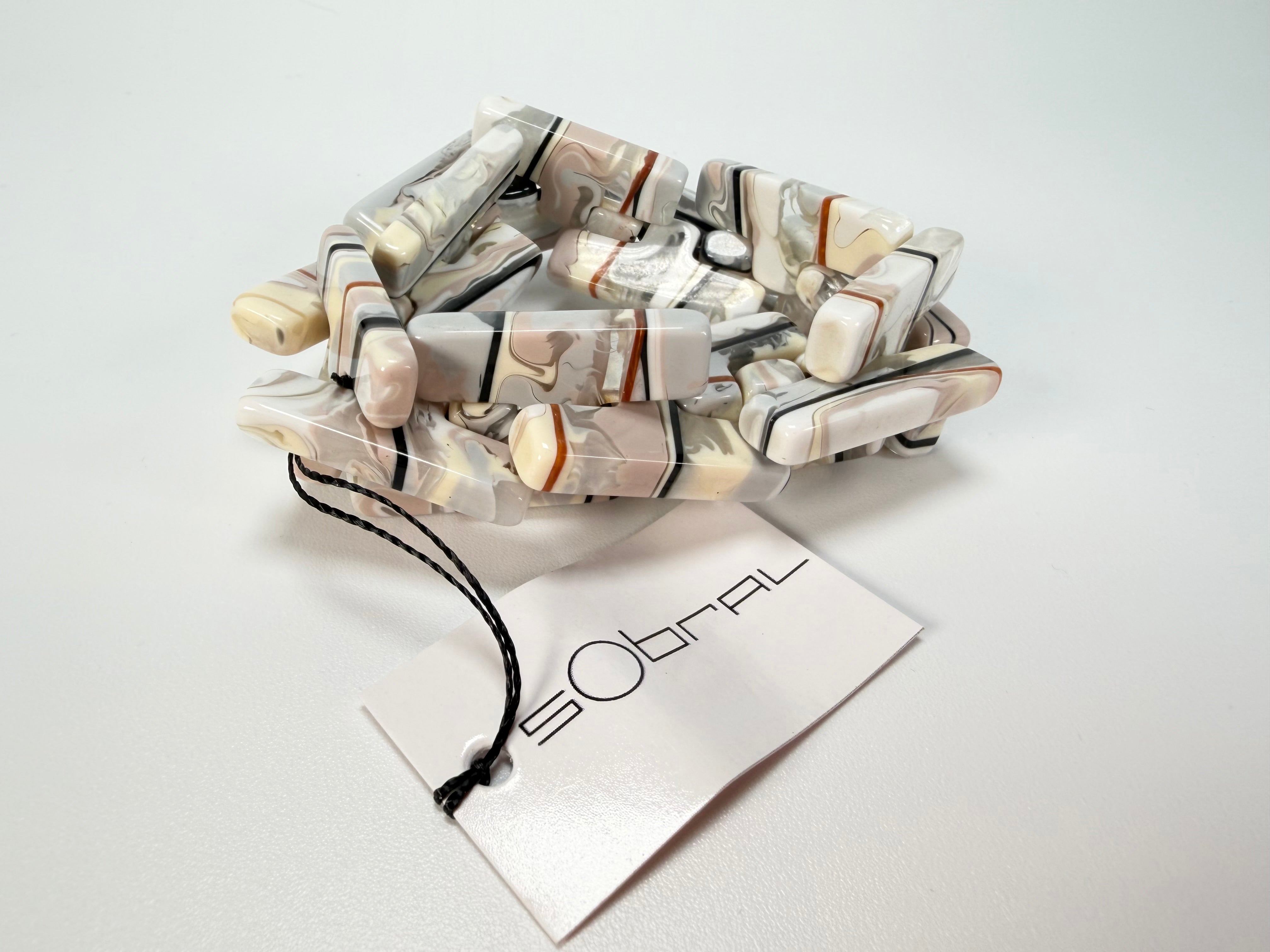 Sobral - Lágrima D'or "1WJP" Elasticated Resin Bracelet ( 003882 )