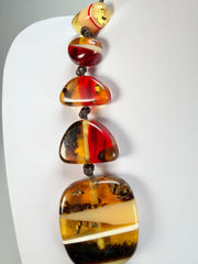 Sobral - Amber "Nida" Resin Necklace ( 005308 )