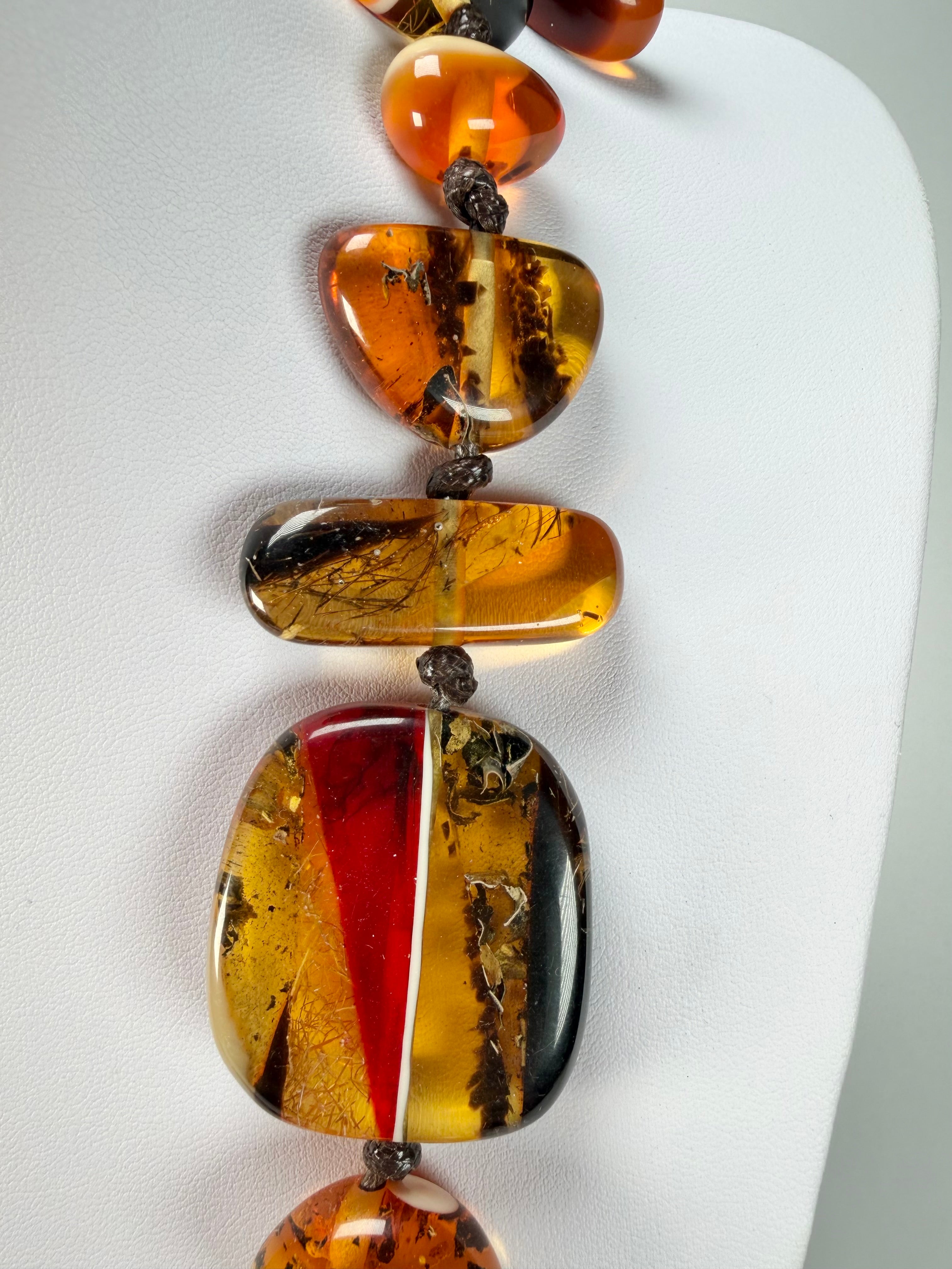 Sobral - Amber "Nida" Resin Necklace ( 005308 )