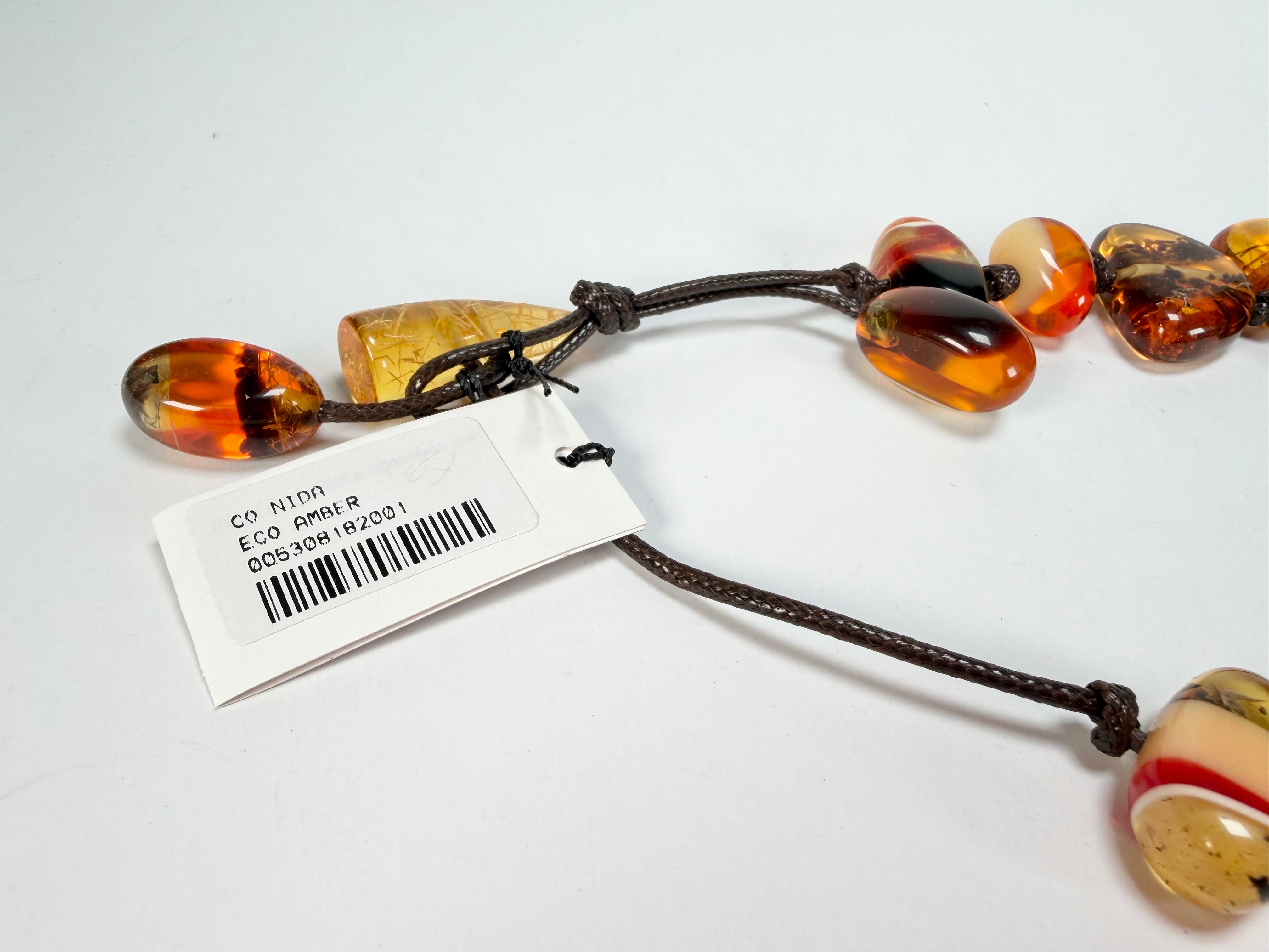 Sobral - Amber "Nida" Resin Necklace ( 005308 )