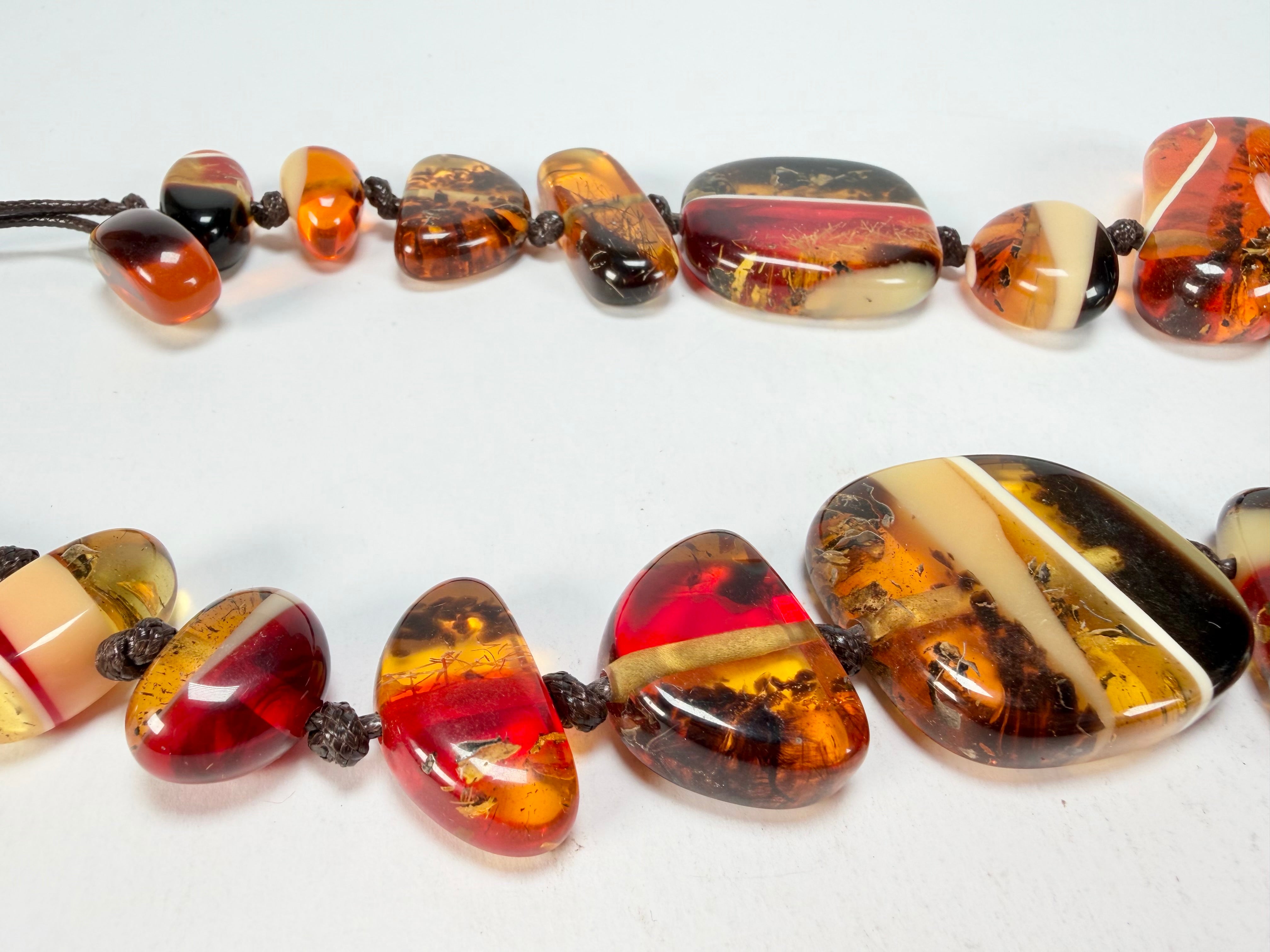 Sobral - Amber "Nida" Resin Necklace ( 005308 )
