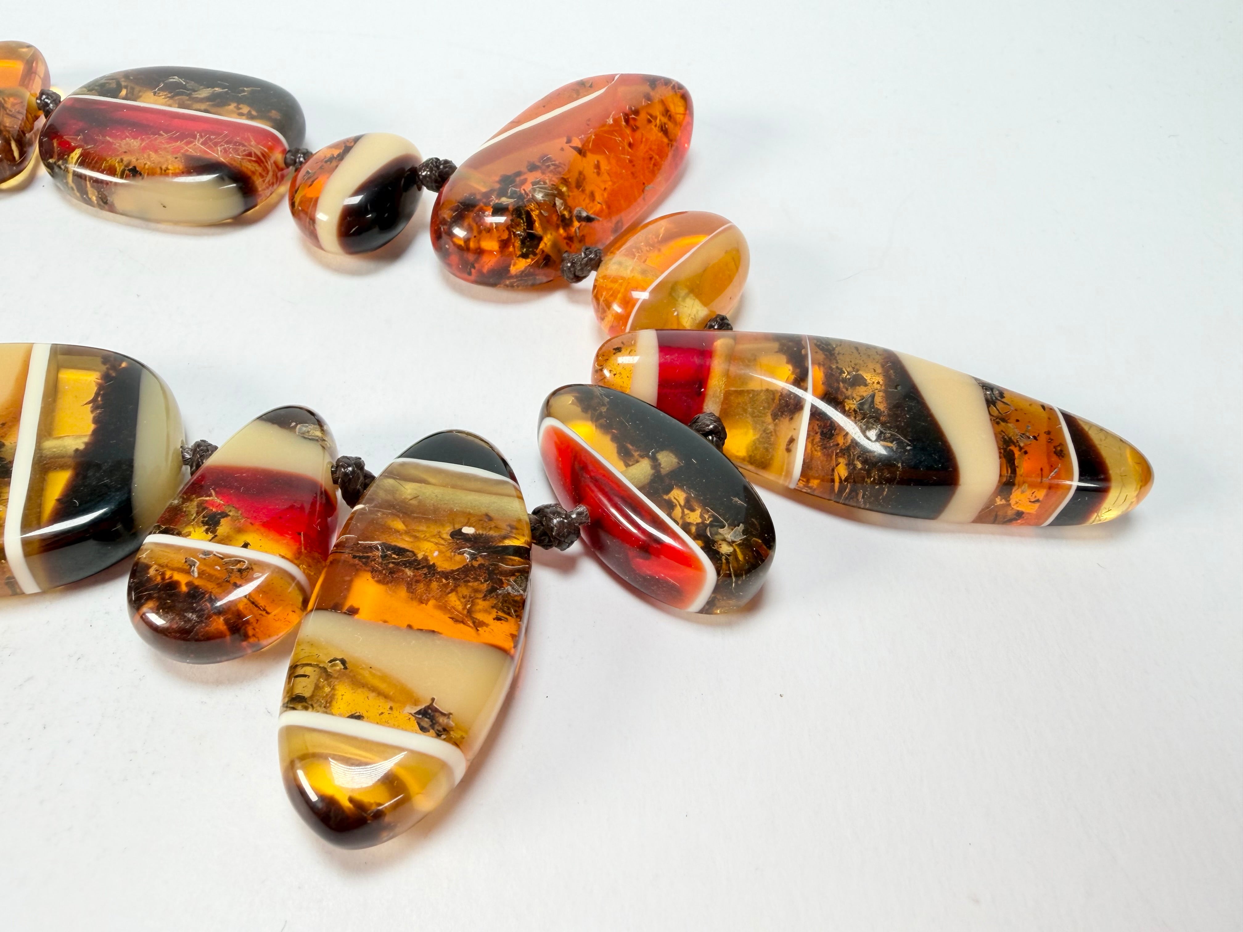 Sobral - Amber "Nida" Resin Necklace ( 005308 )