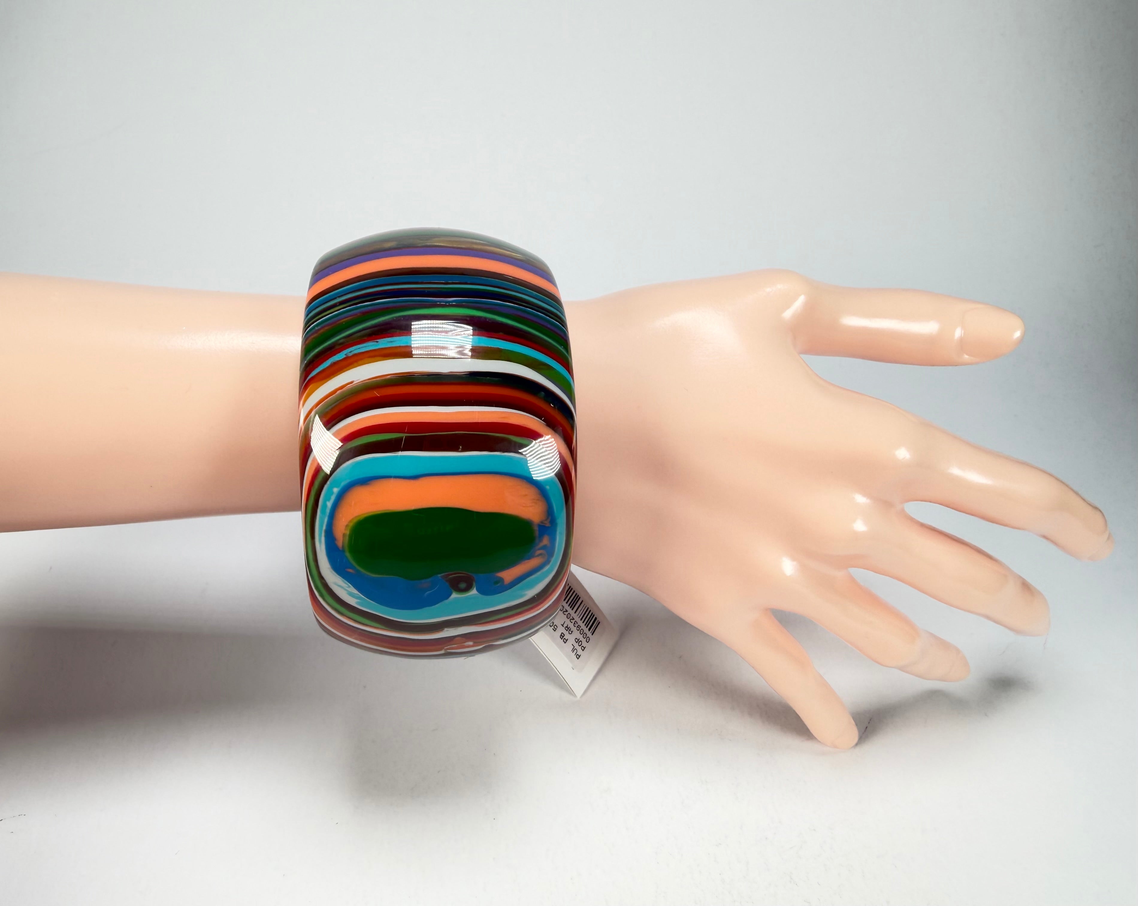 Sobral - Pop Art "PB 50" Solid Resin Bangle ( 000932 )