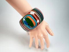 Sobral - Pop Art "PB 50" Solid Resin Bangle ( 000932 )
