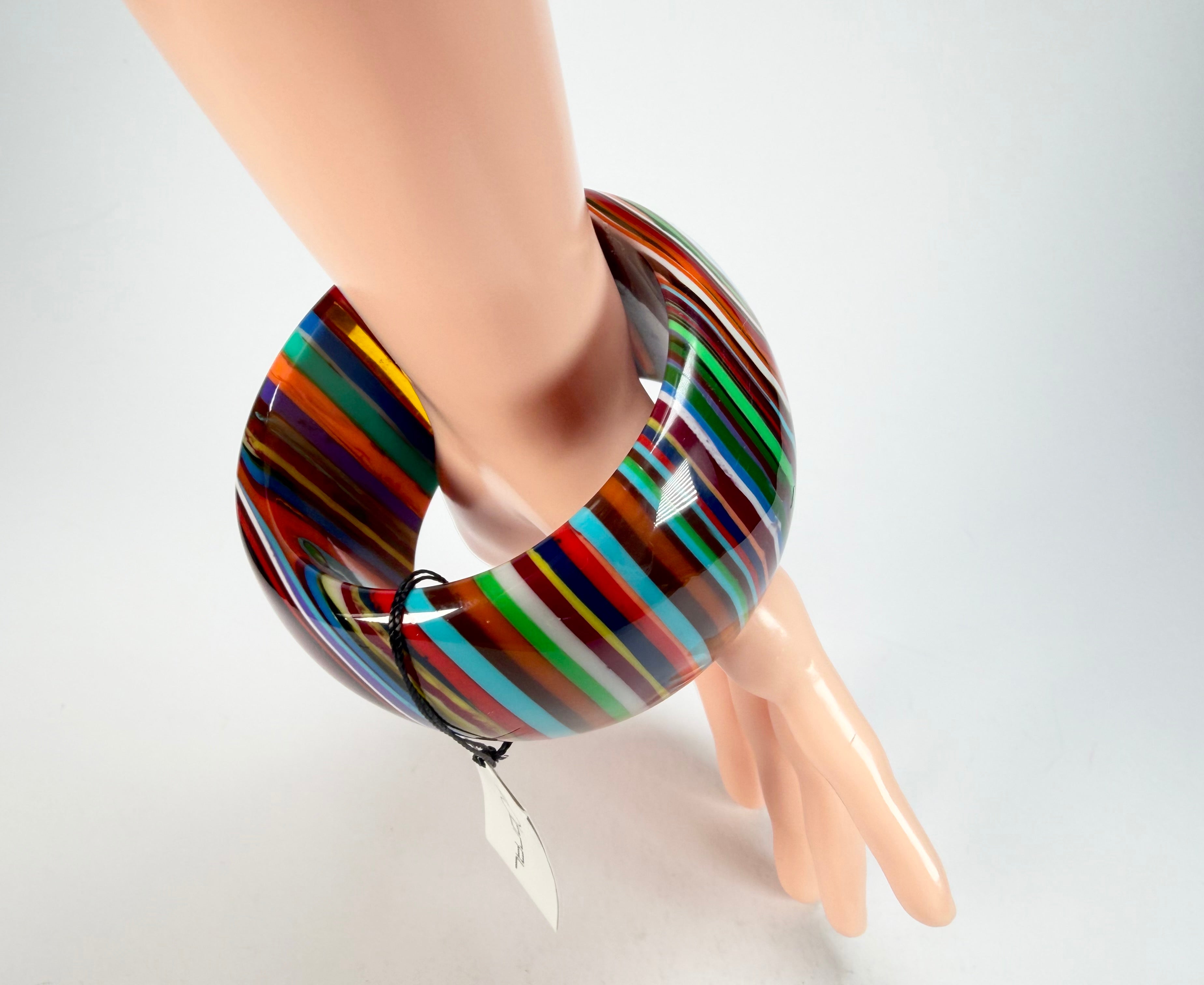 Sobral - Pop Art "PB 50" Solid Resin Bangle ( 000932 )