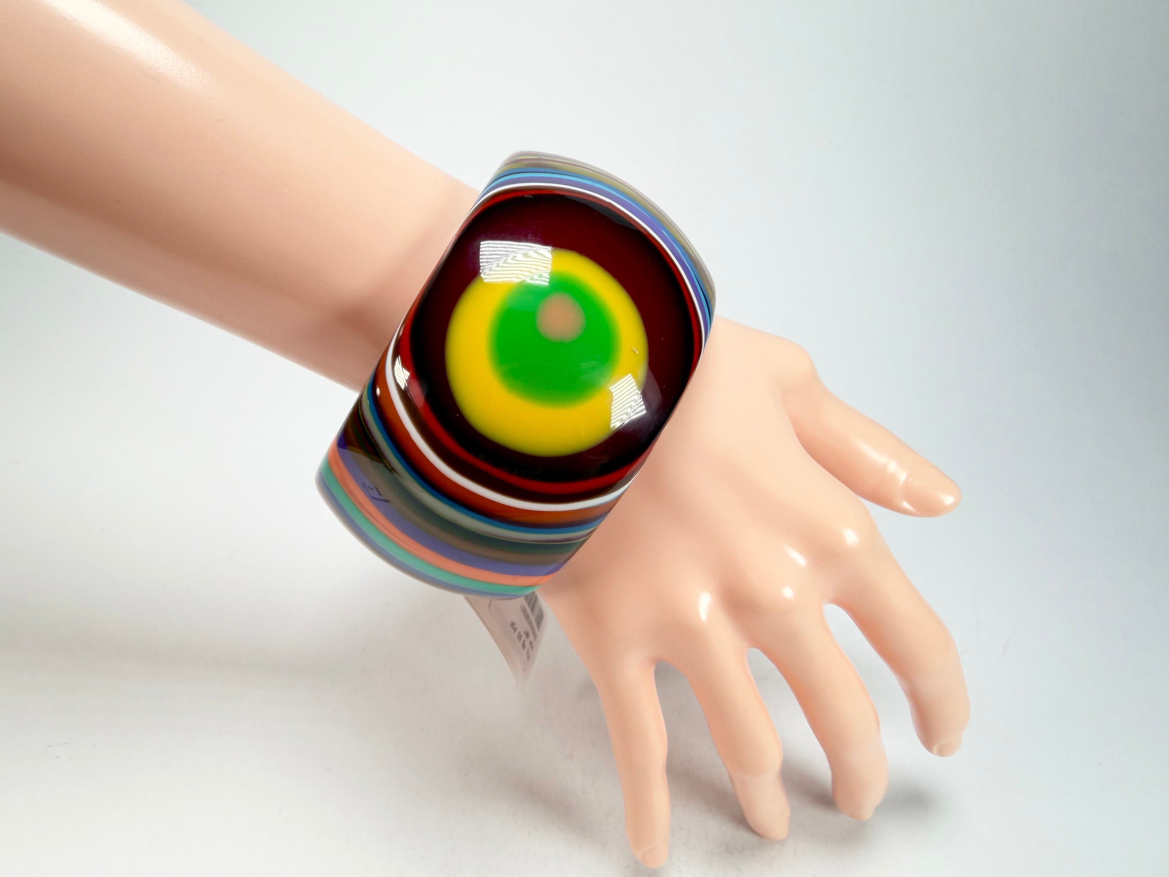 Sobral - Pop Art "PB 50" Solid Resin Bangle ( 000932 )