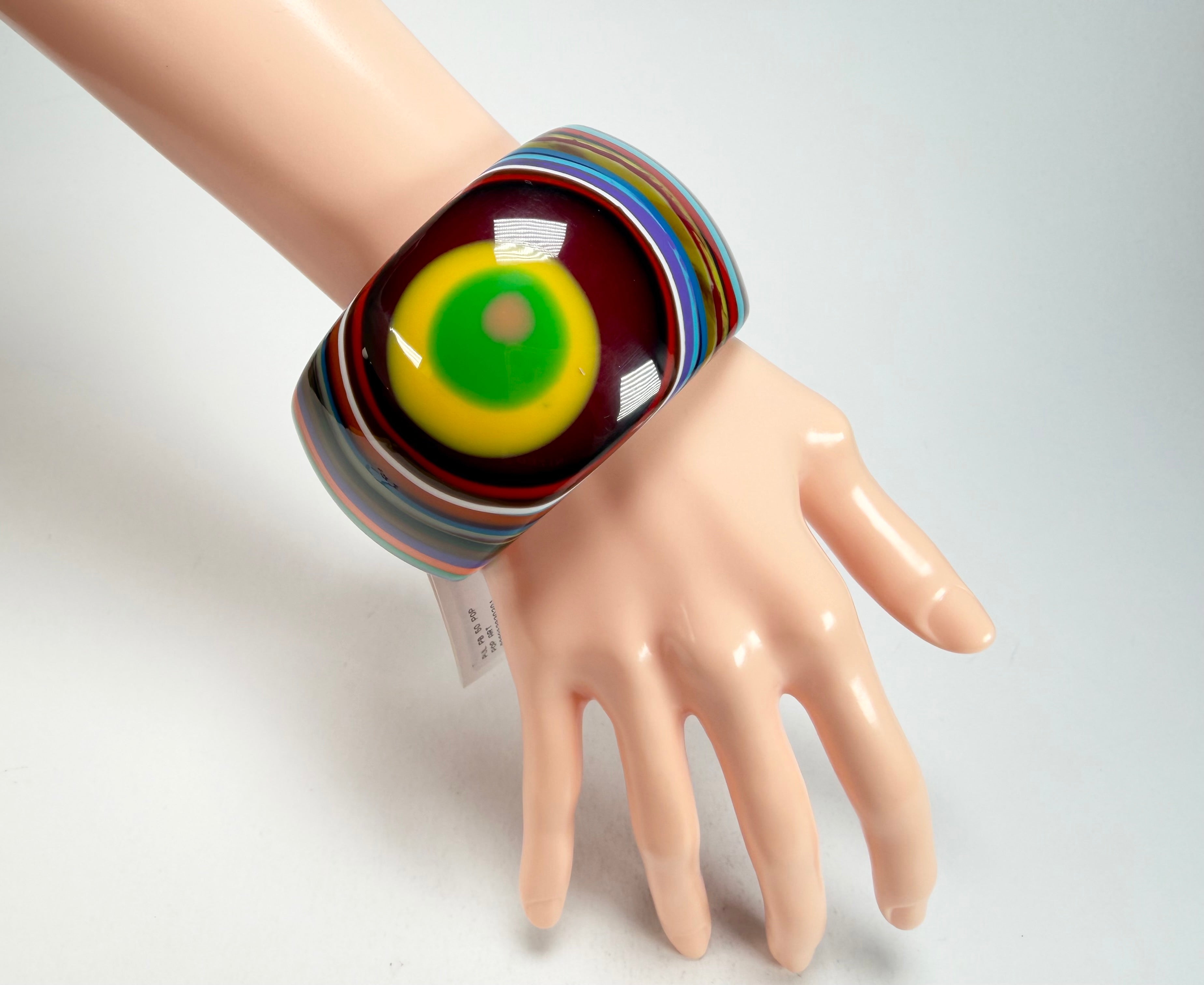 Sobral - Pop Art "PB 50" Solid Resin Bangle ( 000932 )