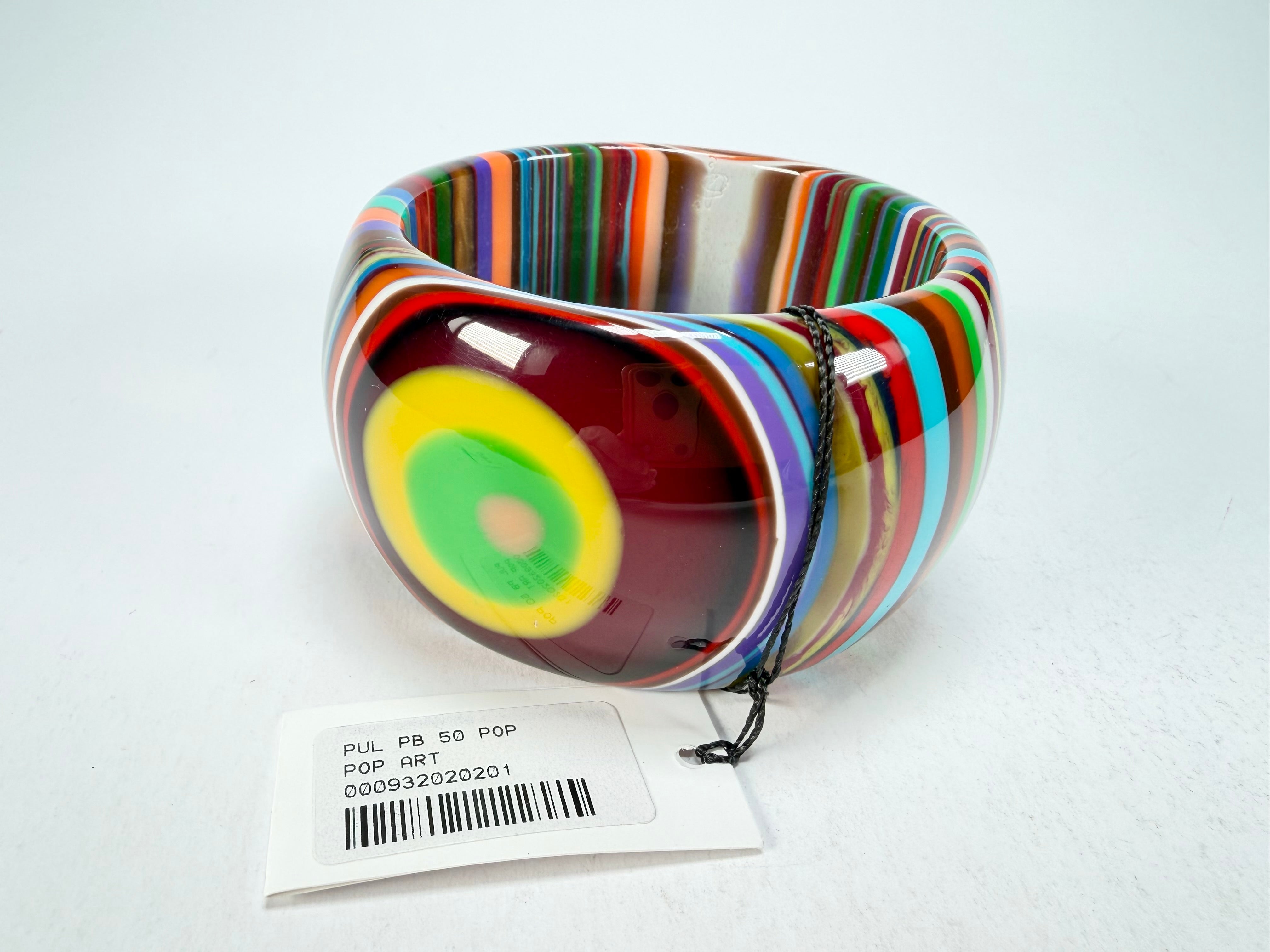 Sobral - Pop Art "PB 50" Solid Resin Bangle ( 000932 )