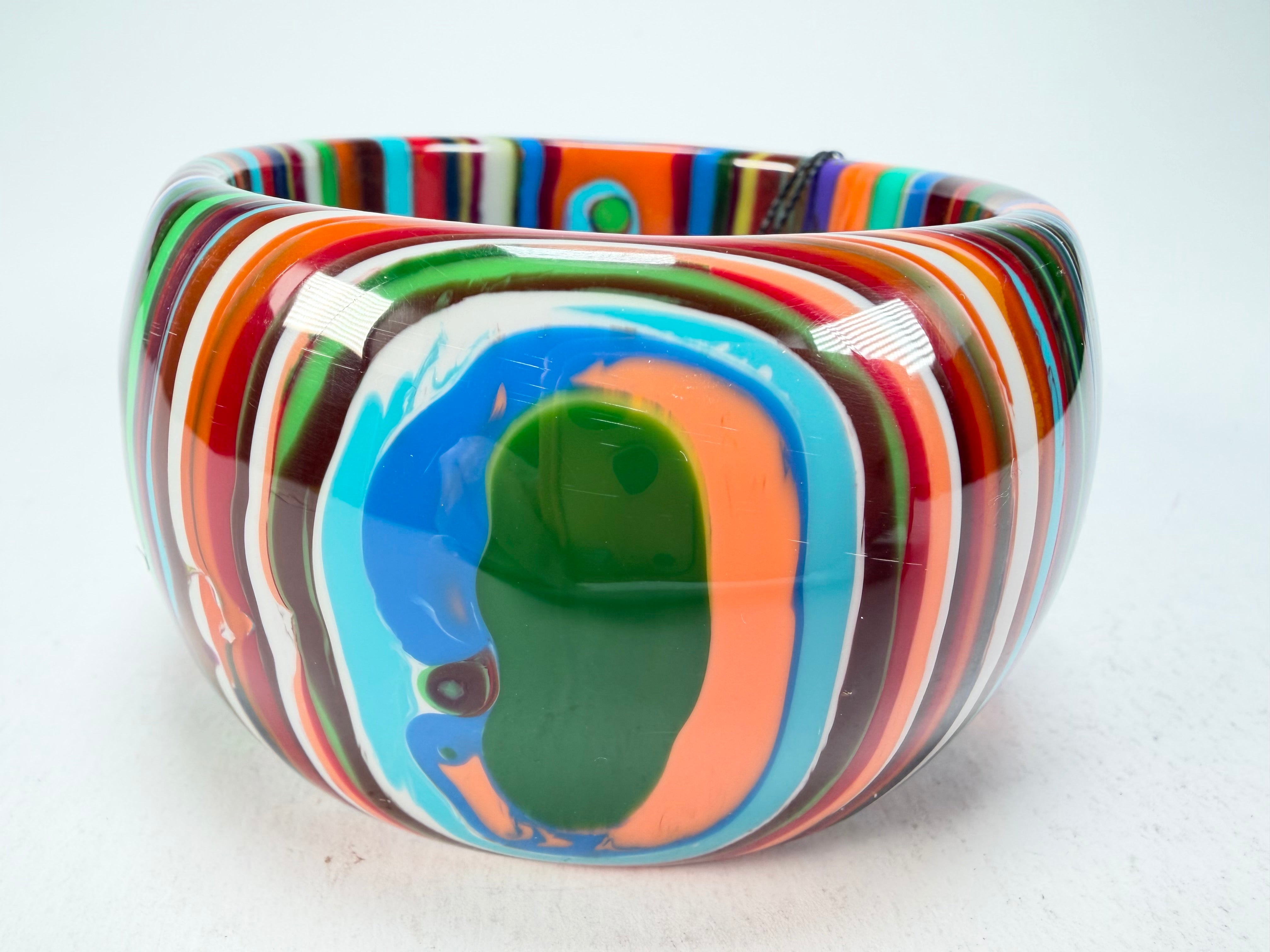 Sobral - Pop Art "PB 50" Solid Resin Bangle ( 000932 )