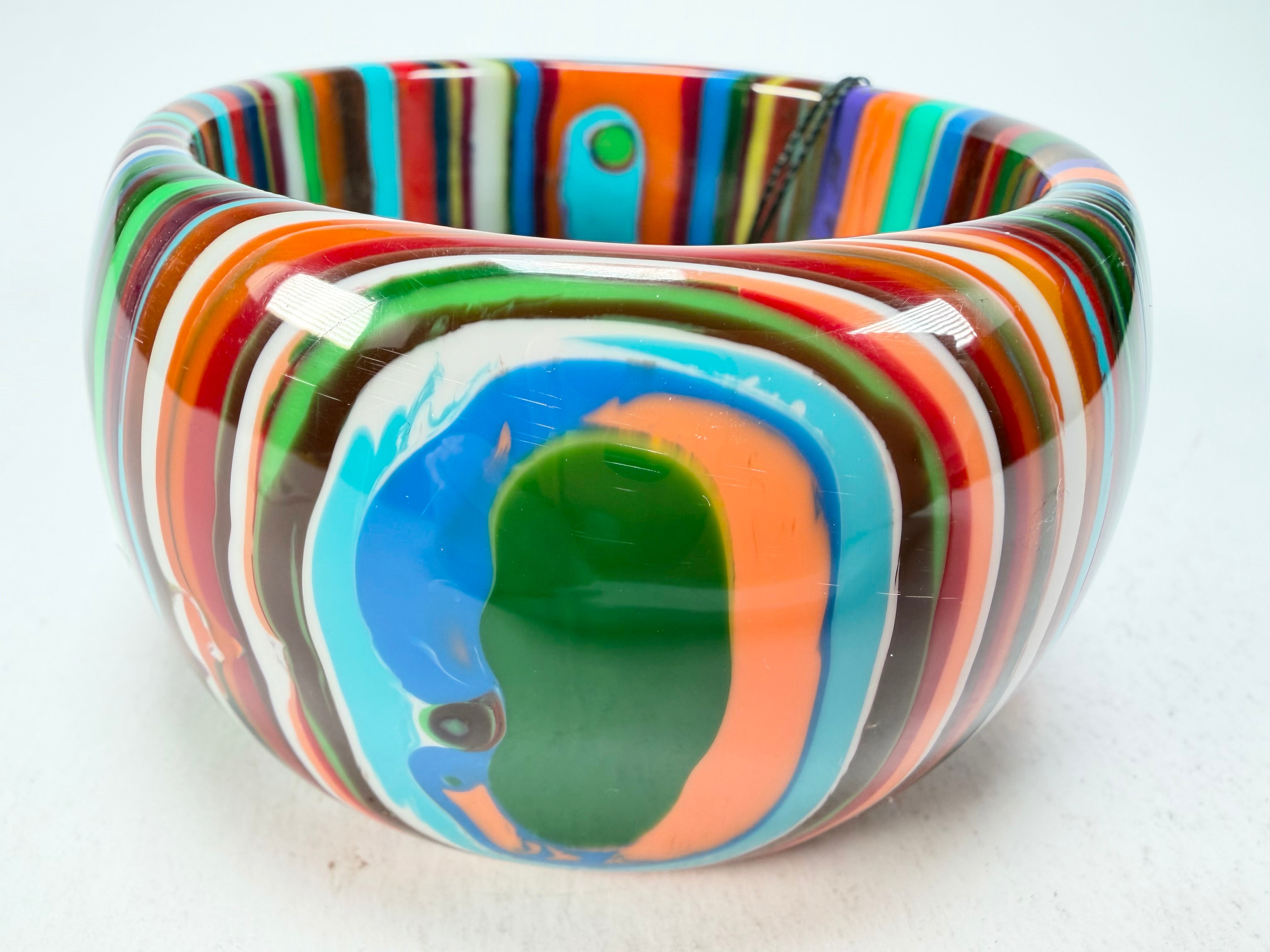 Sobral - Pop Art "PB 50" Solid Resin Bangle ( 000932 )