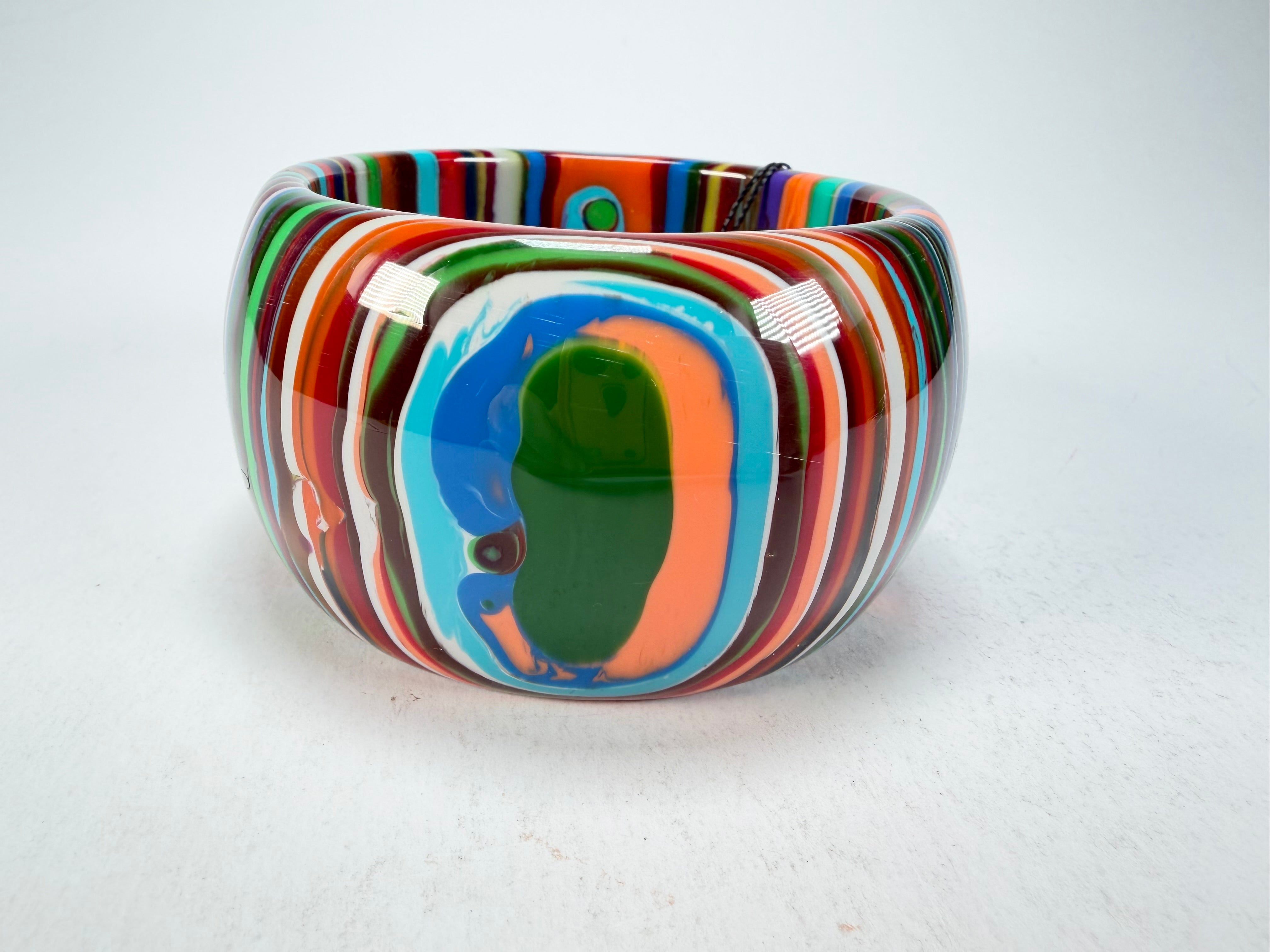 Sobral - Pop Art "PB 50" Solid Resin Bangle ( 000932 )