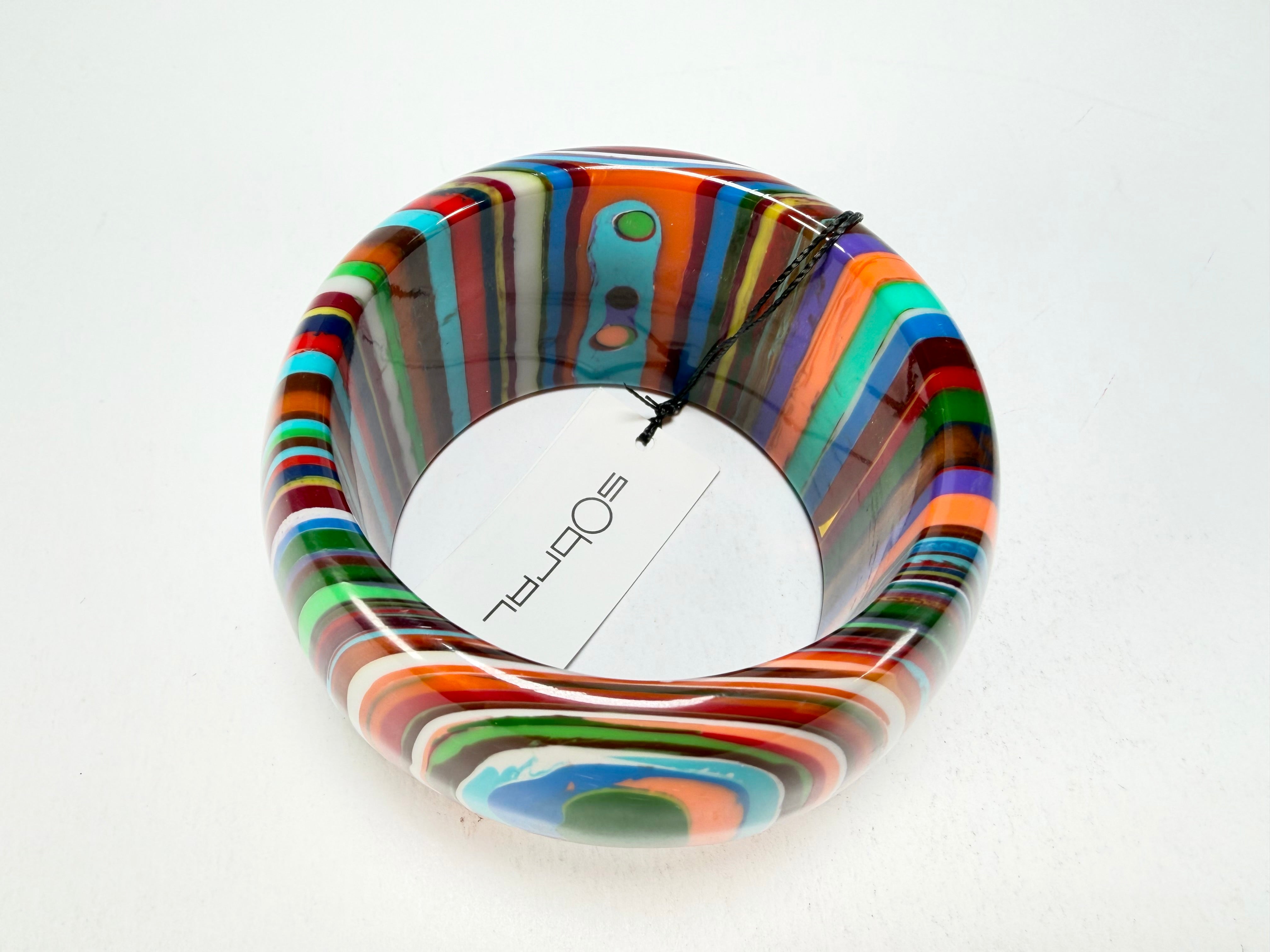 Sobral - Pop Art "PB 50" Solid Resin Bangle ( 000932 )