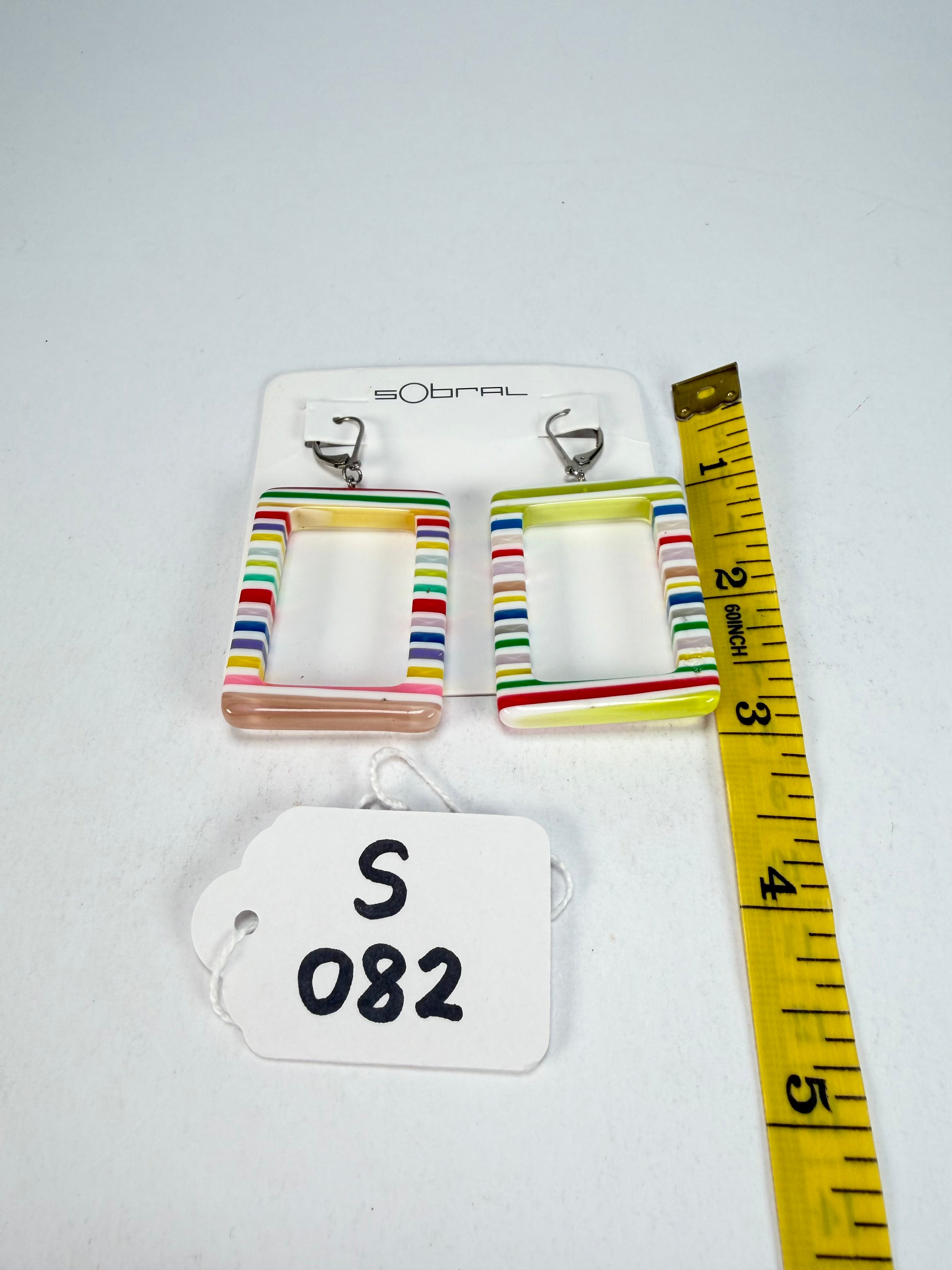 Sobral - Candy Pop "Fizz" Resin Earrings ( 005396 )