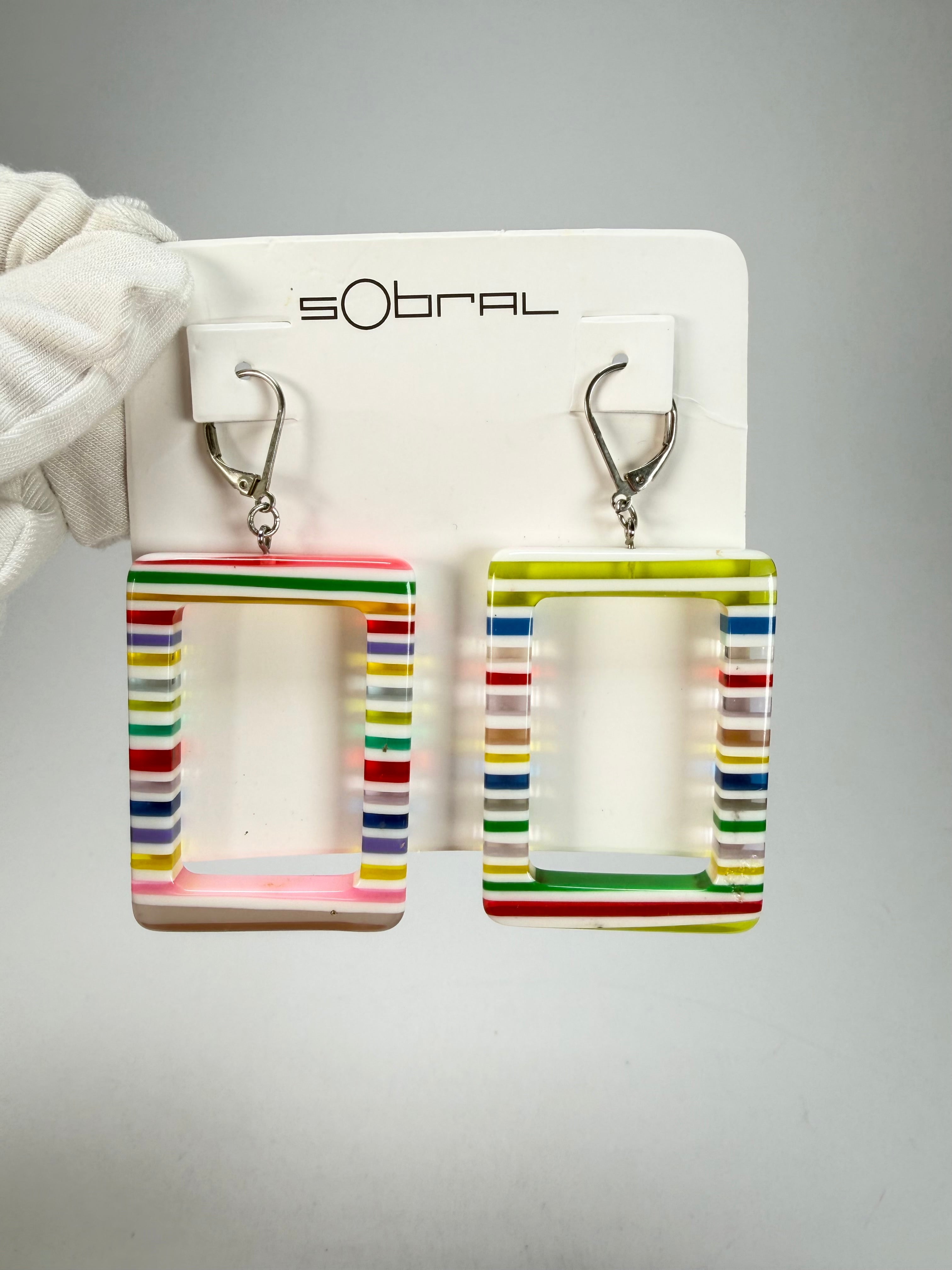 Sobral - Candy Pop "Fizz" Resin Earrings ( 005396 )