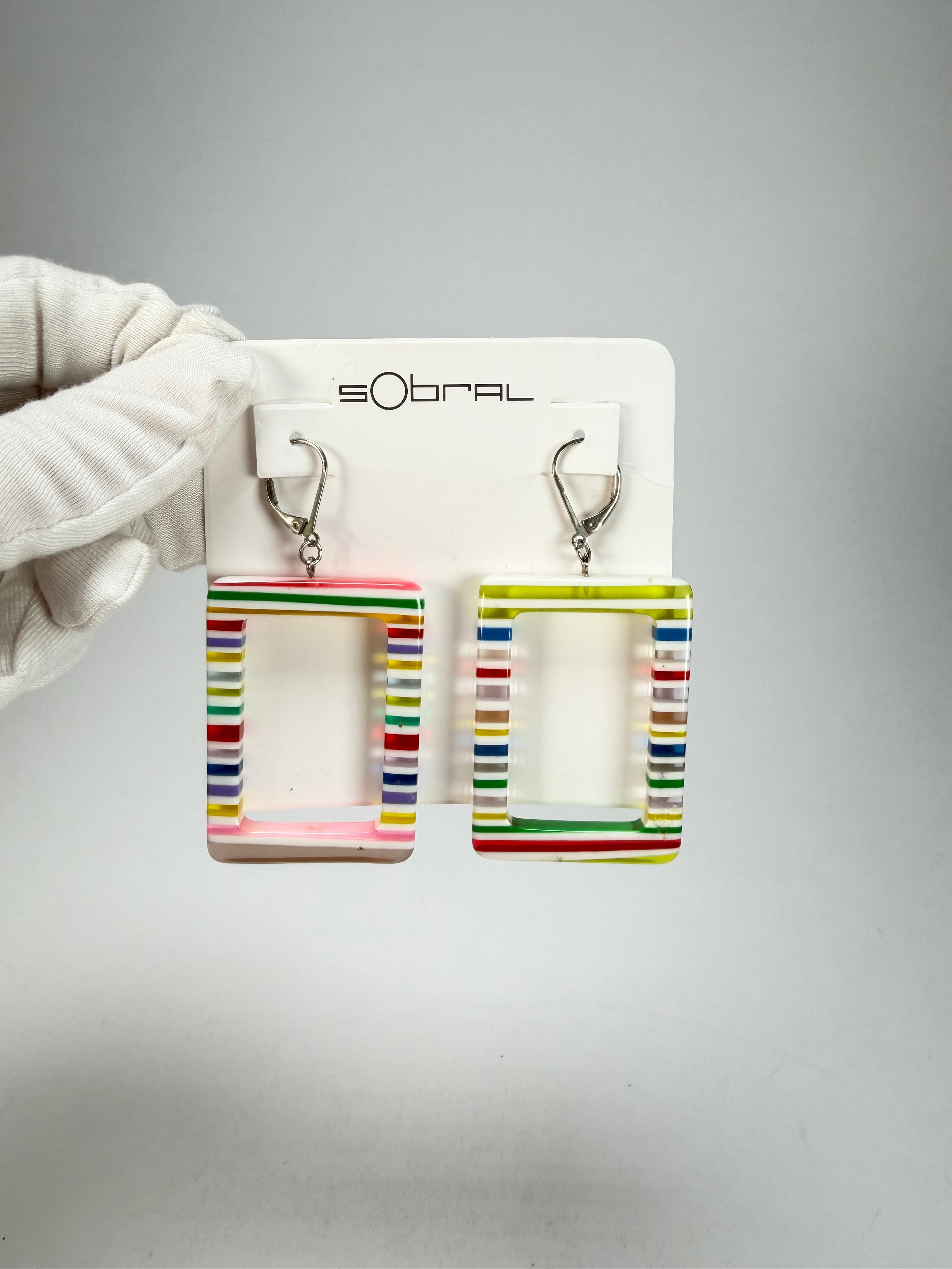 Sobral - Candy Pop "Fizz" Resin Earrings ( 005396 )