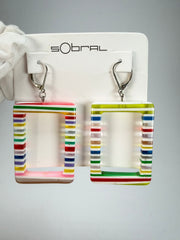Sobral - Candy Pop "Fizz" Resin Earrings ( 005396 )