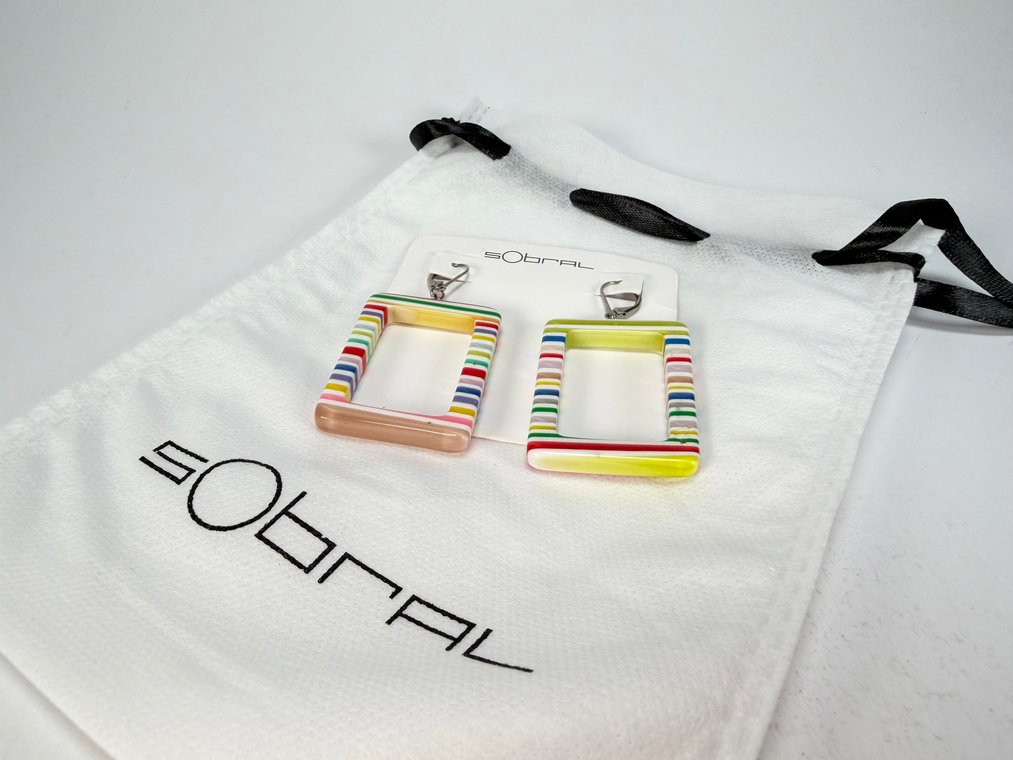 Sobral - Candy Pop "Fizz" Resin Earrings ( 005396 )