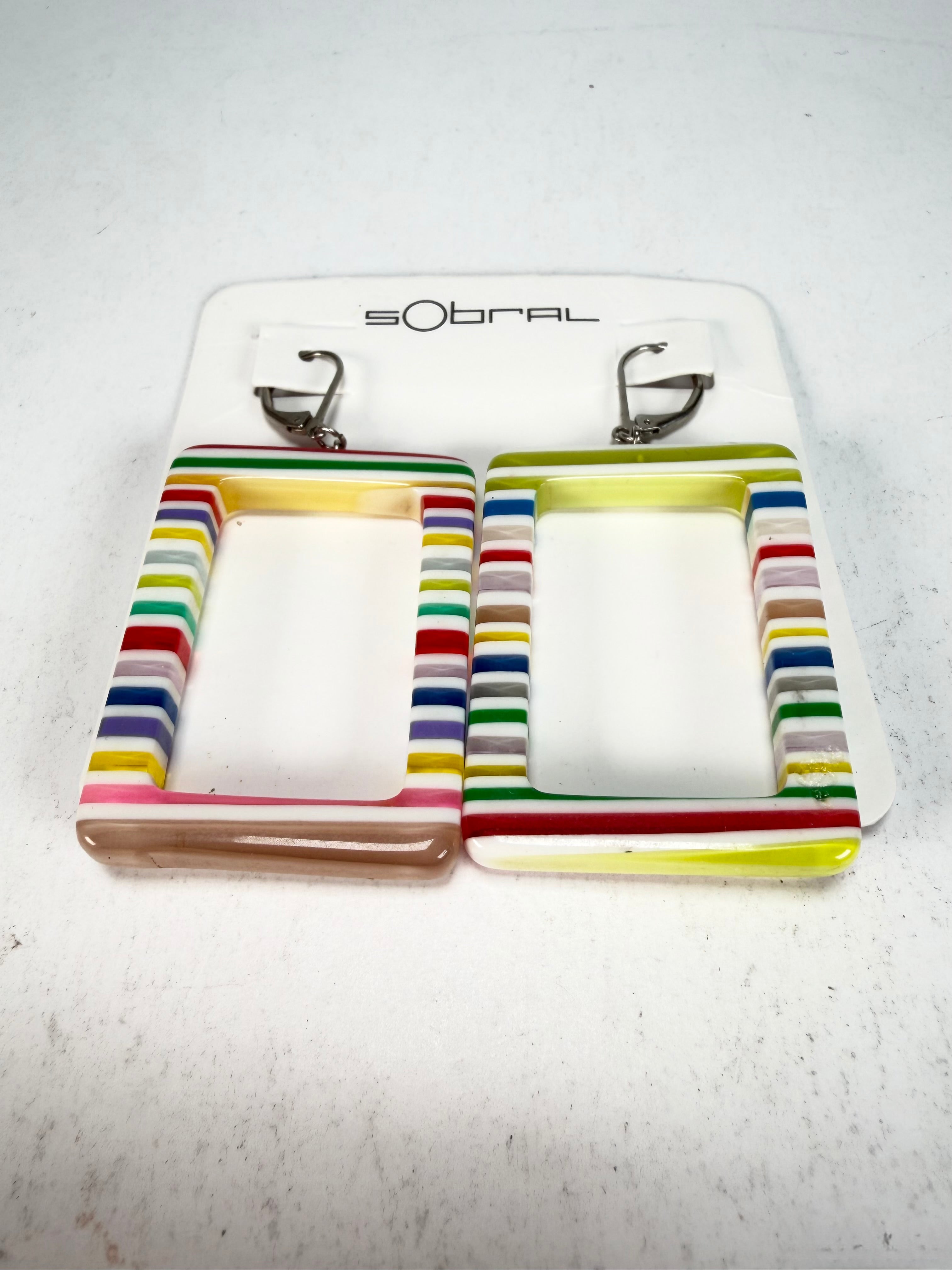 Sobral - Candy Pop "Fizz" Resin Earrings ( 005396 )