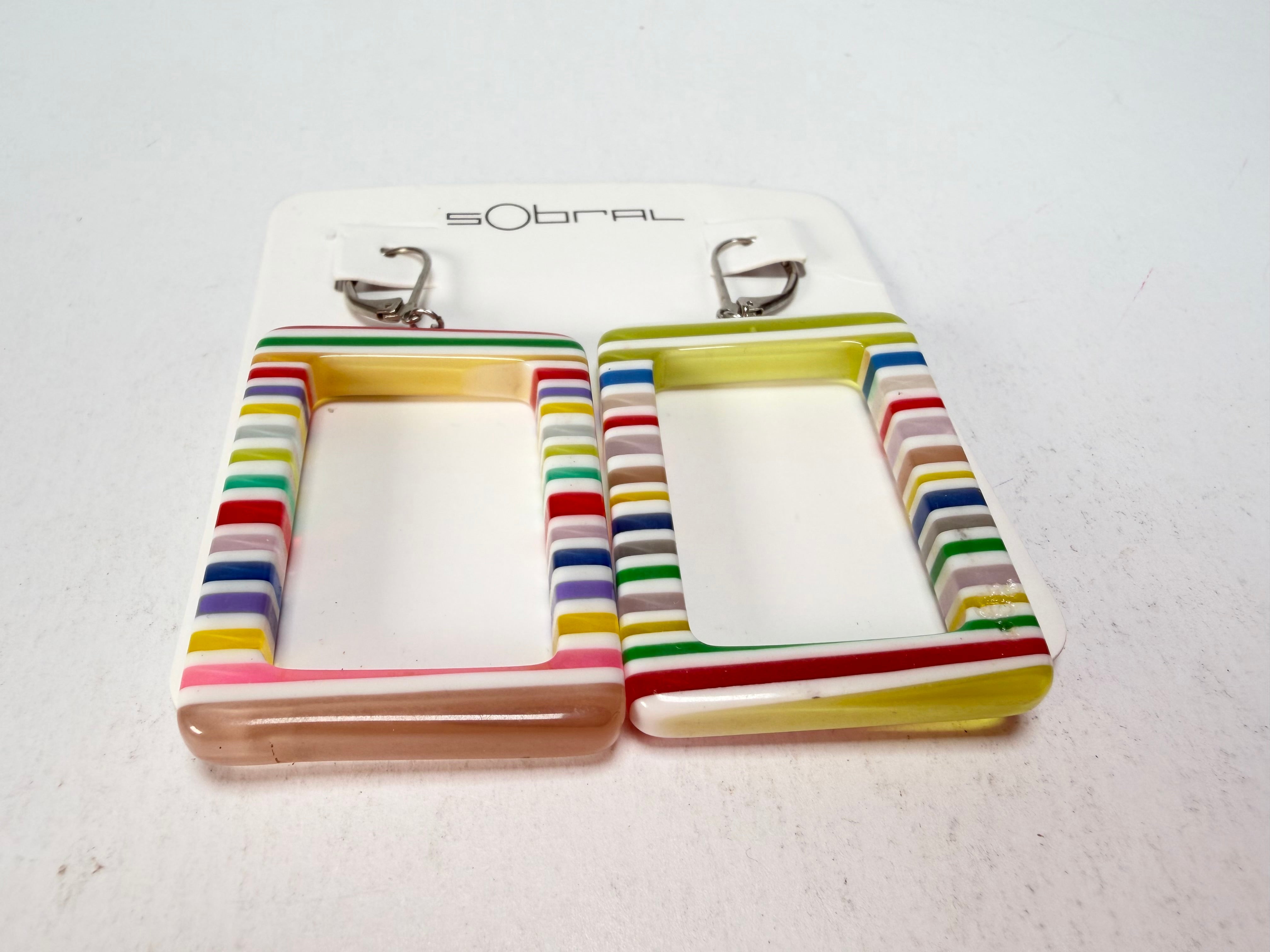 Sobral - Candy Pop "Fizz" Resin Earrings ( 005396 )