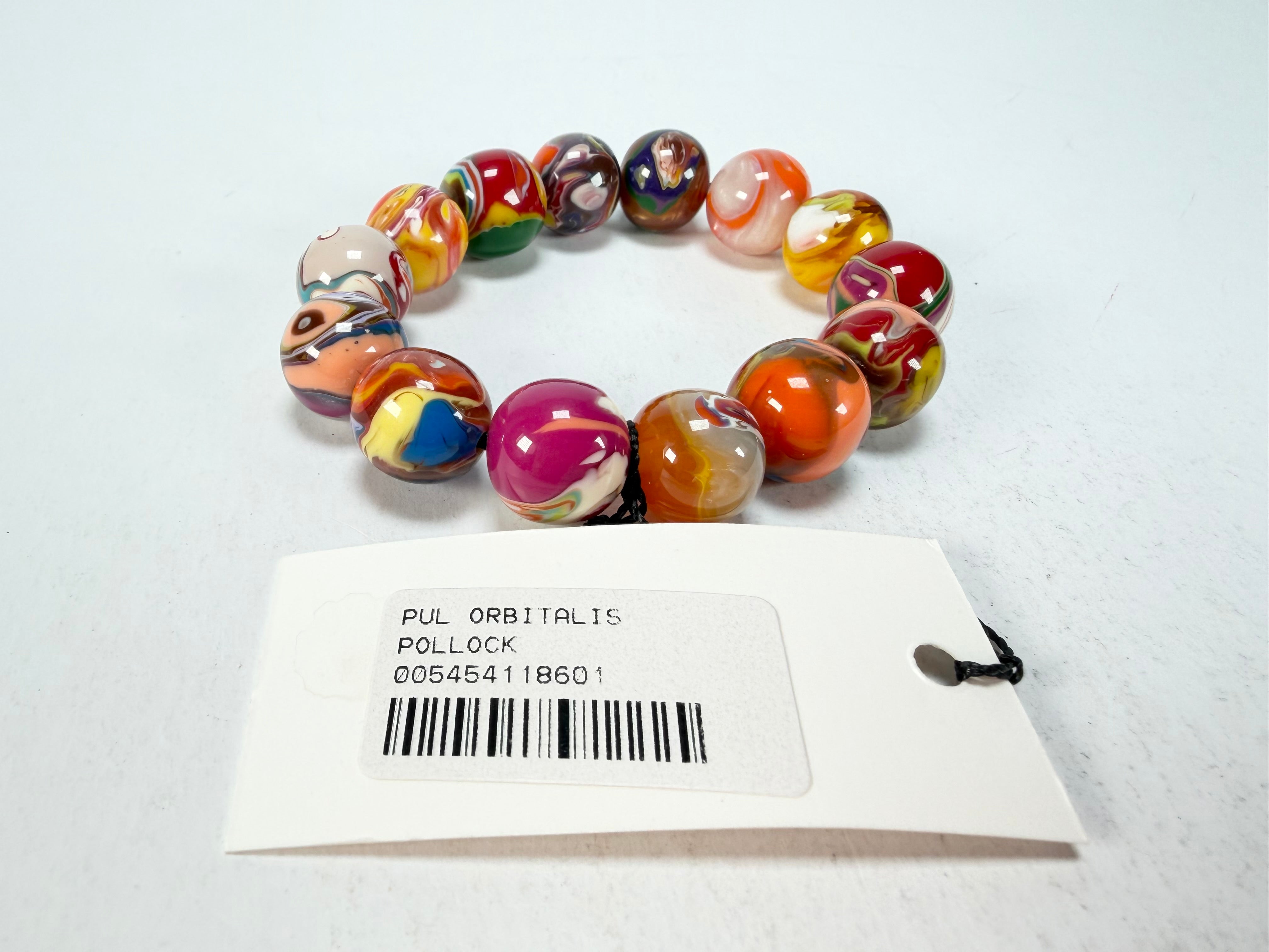 Sobral - Planets "Orbitalis" Pollock Elasticated Resin Bracelet ( 005454 )
