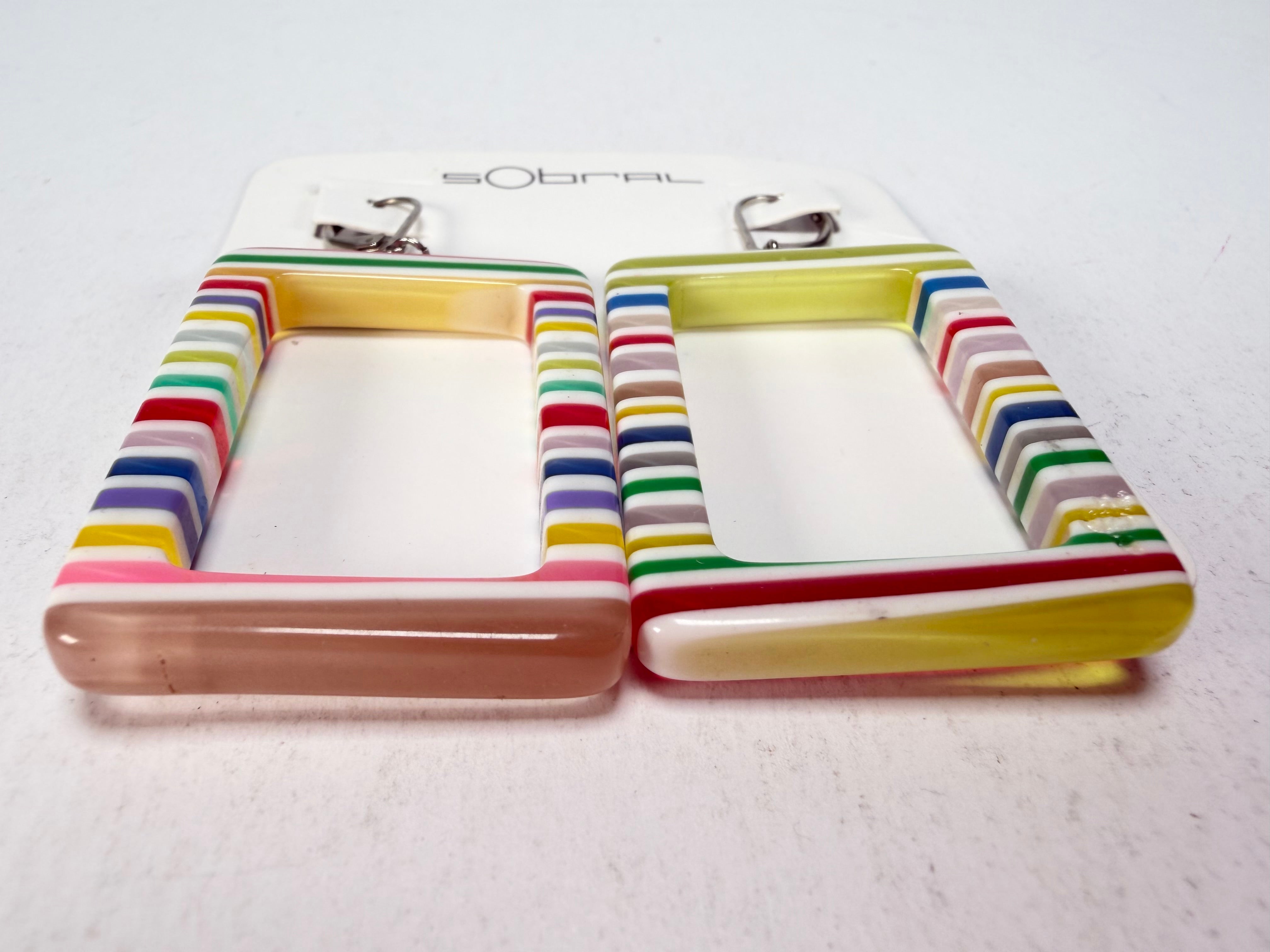 Sobral - Candy Pop "Fizz" Resin Earrings ( 005396 )