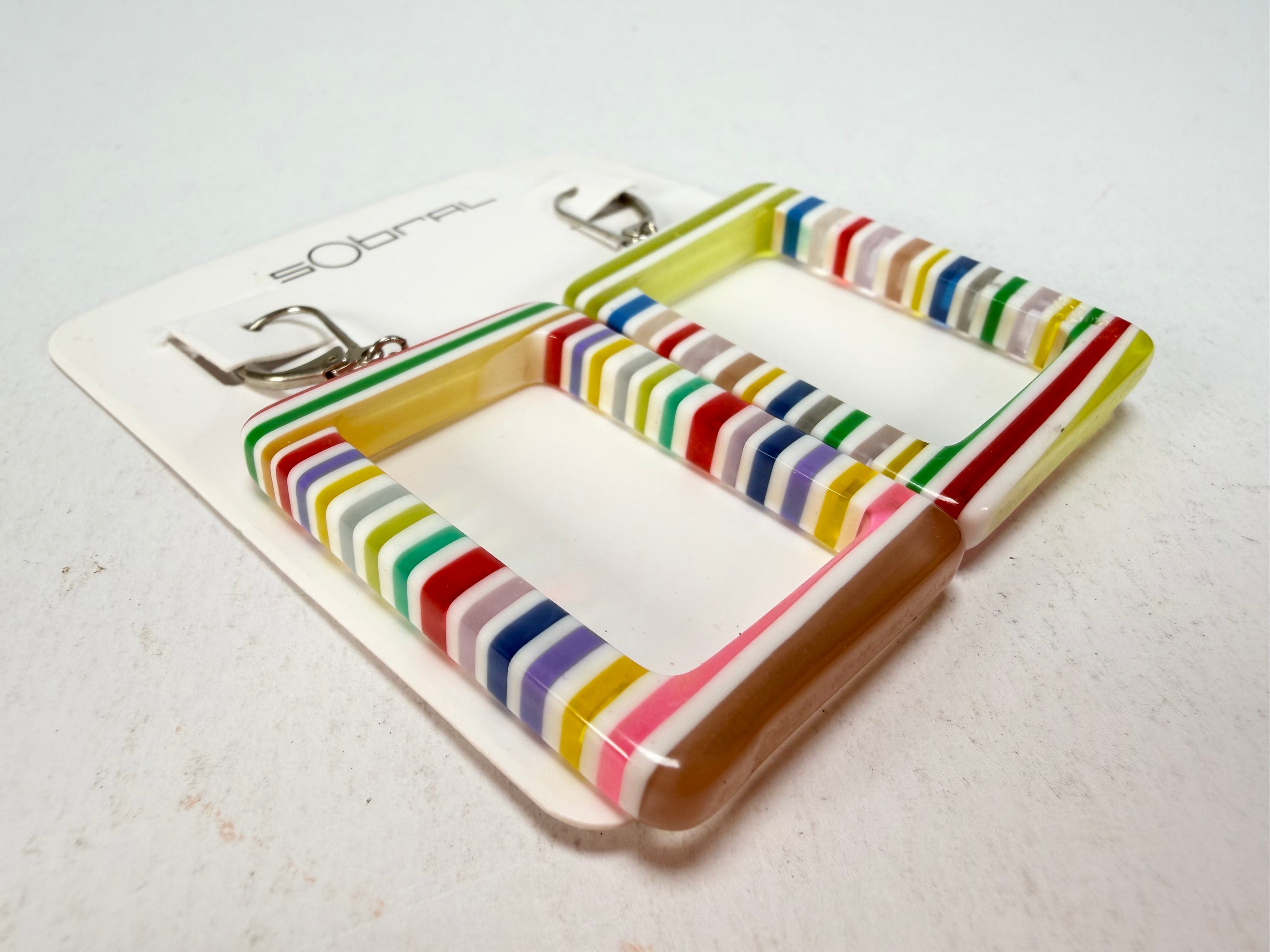 Sobral - Candy Pop "Fizz" Resin Earrings ( 005396 )