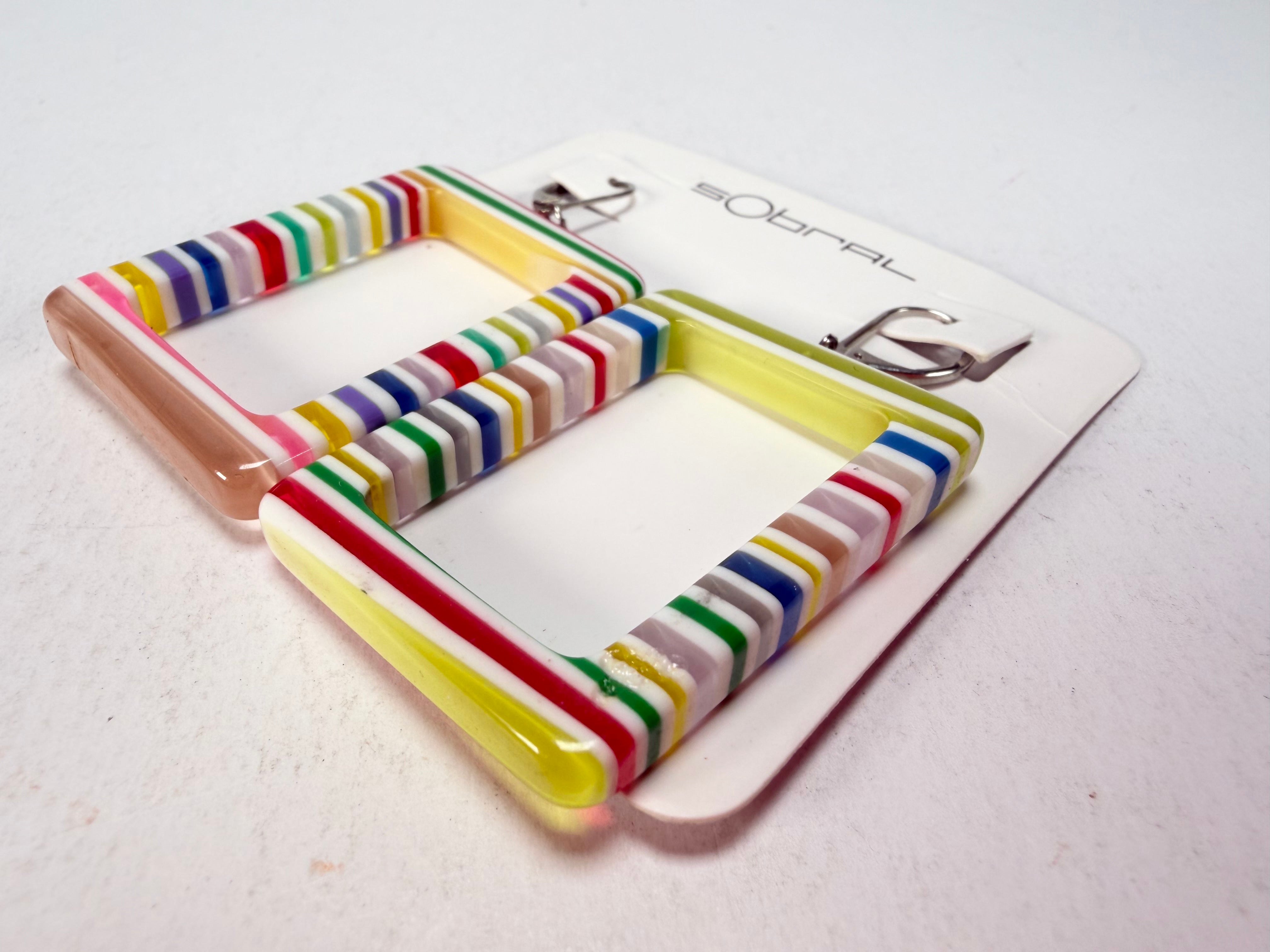 Sobral - Candy Pop "Fizz" Resin Earrings ( 005396 )