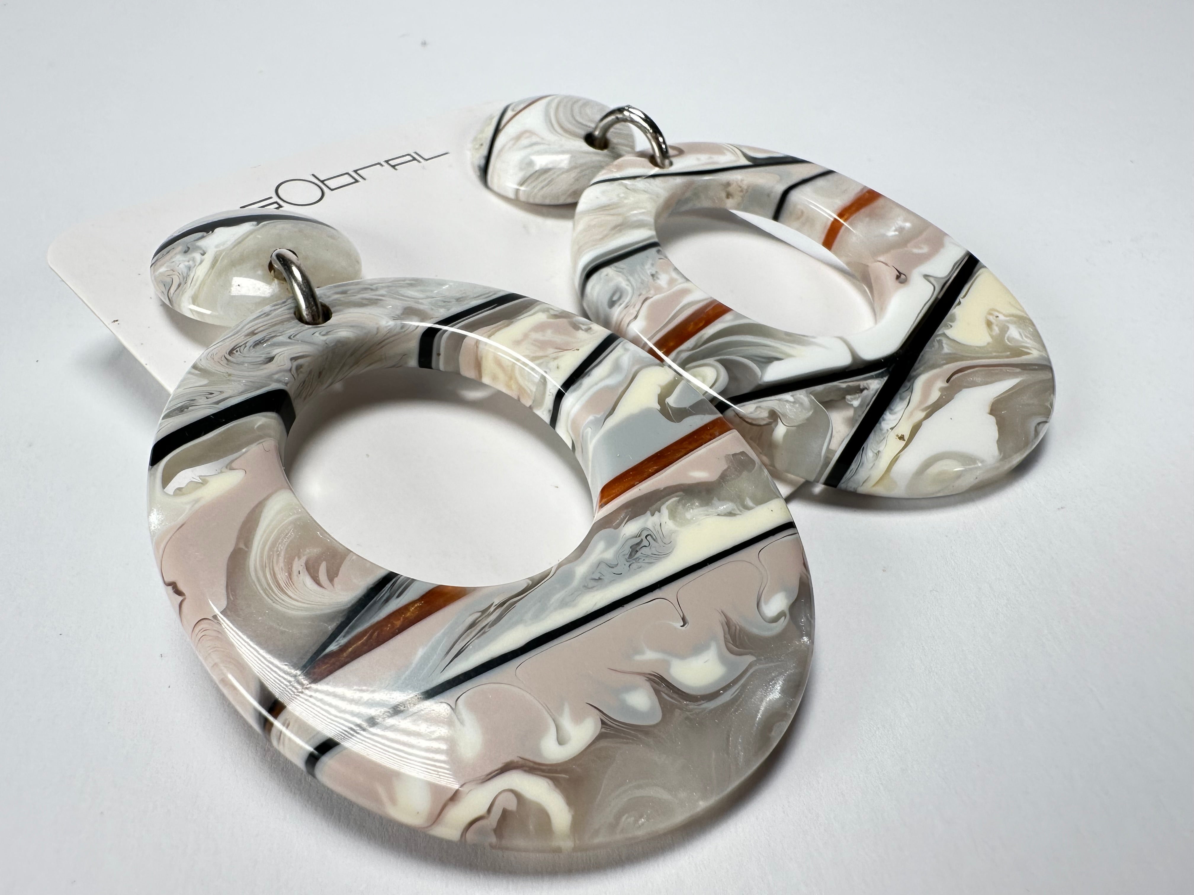 Sobral - Lágrima D'or "Gizelle" Resin Earrings ( 000121 )